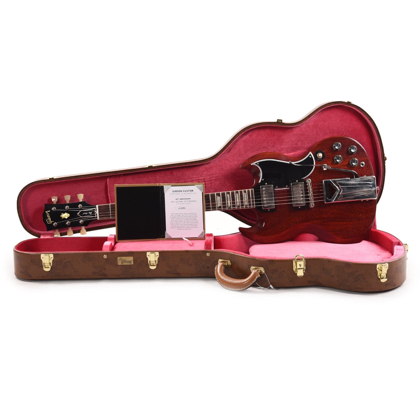 Gibson Custom Shop 60th Anniversary 1961 SG Les Paul Standard Cherry Red VOS w/Sideway Vibrola Electric Guitars / Solid Body