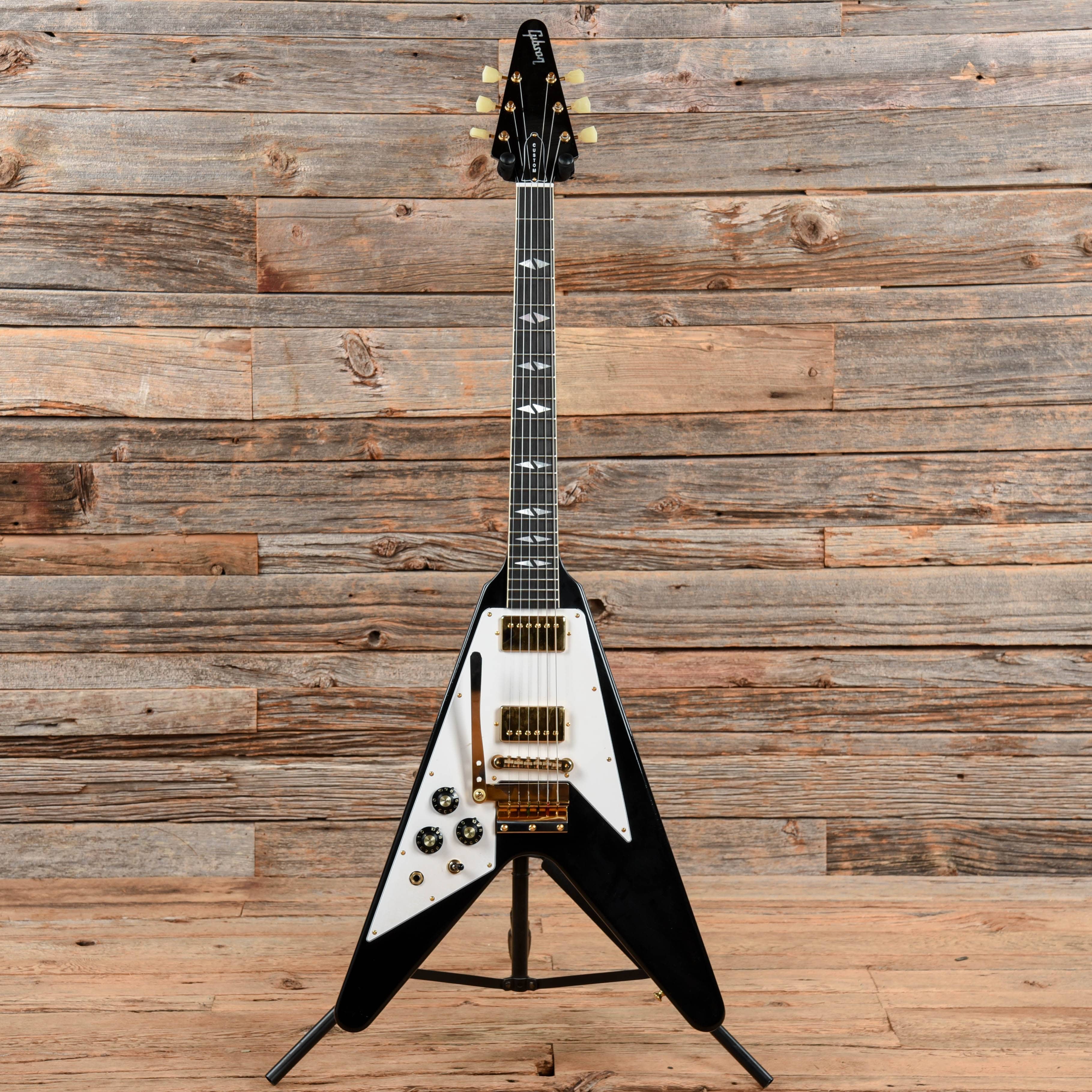Gibson Custom Shop '69 Jimi Hendrix Flying V Black 2020 LEFTY Electric Guitars / Solid Body