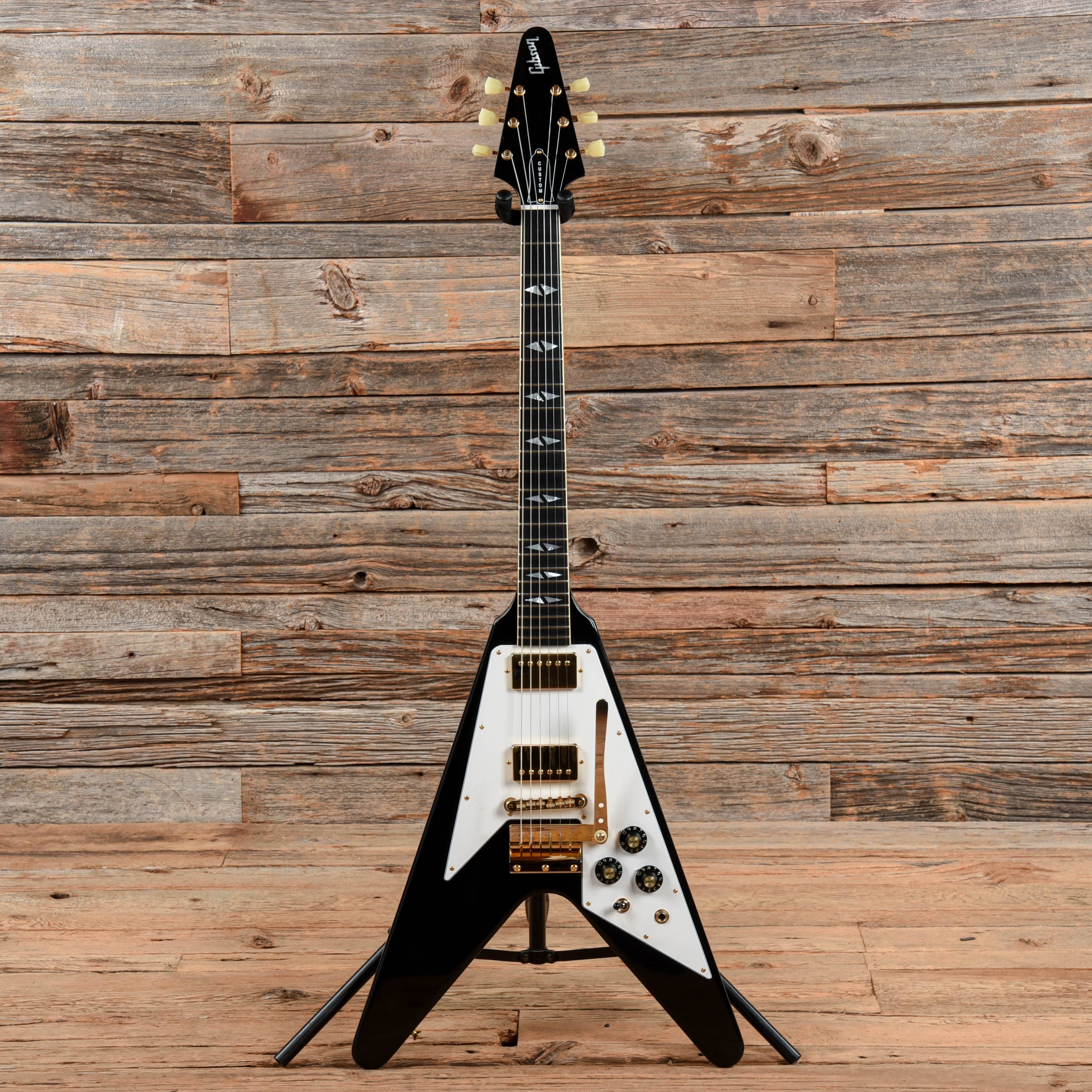Gibson Custom Shop '69 Jimi Hendrix Flying V Black 2020 Electric Guitars / Solid Body