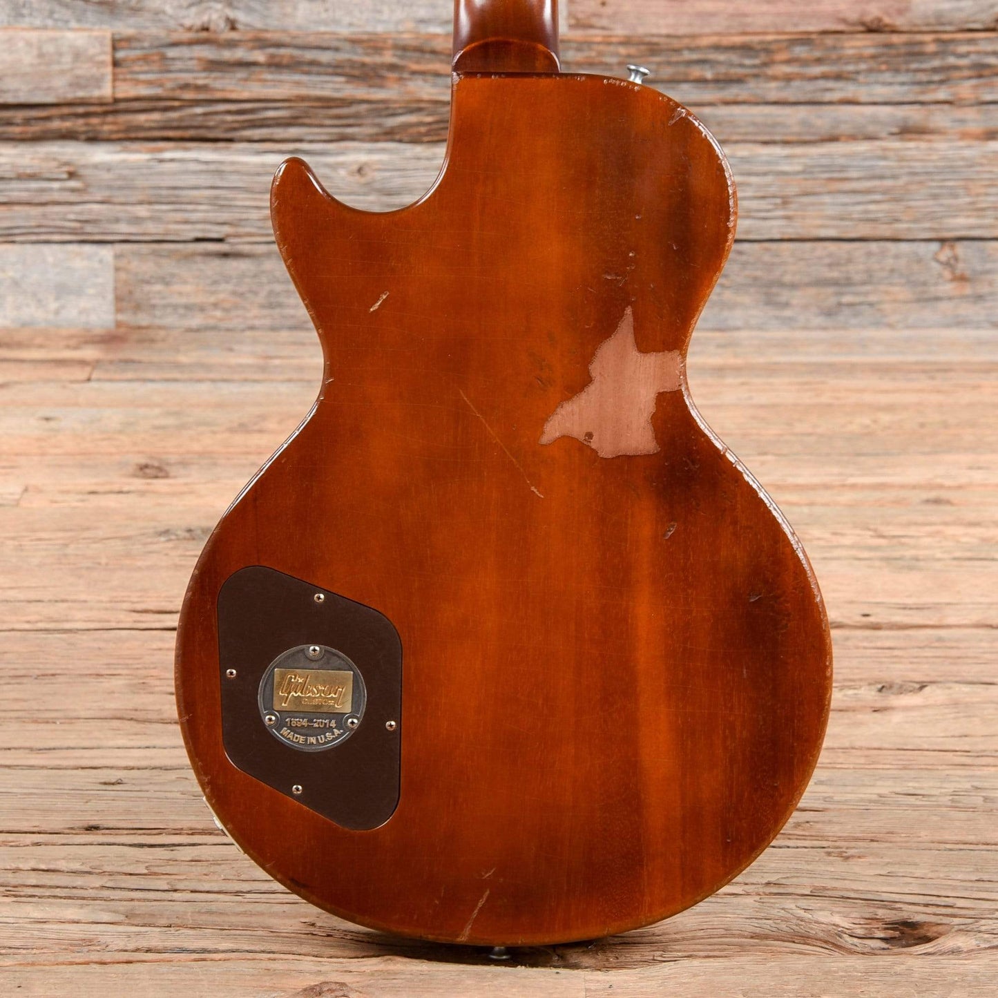 Gibson Custom Shop Billy Gibbons "Pinstripe" 1957 Les Paul Aged Goldtop 2014 Electric Guitars / Solid Body