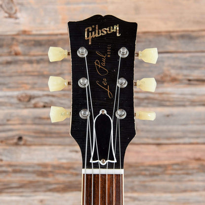 Gibson Custom Shop Billy Gibbons "Pinstripe" 1957 Les Paul Aged Goldtop 2014 Electric Guitars / Solid Body