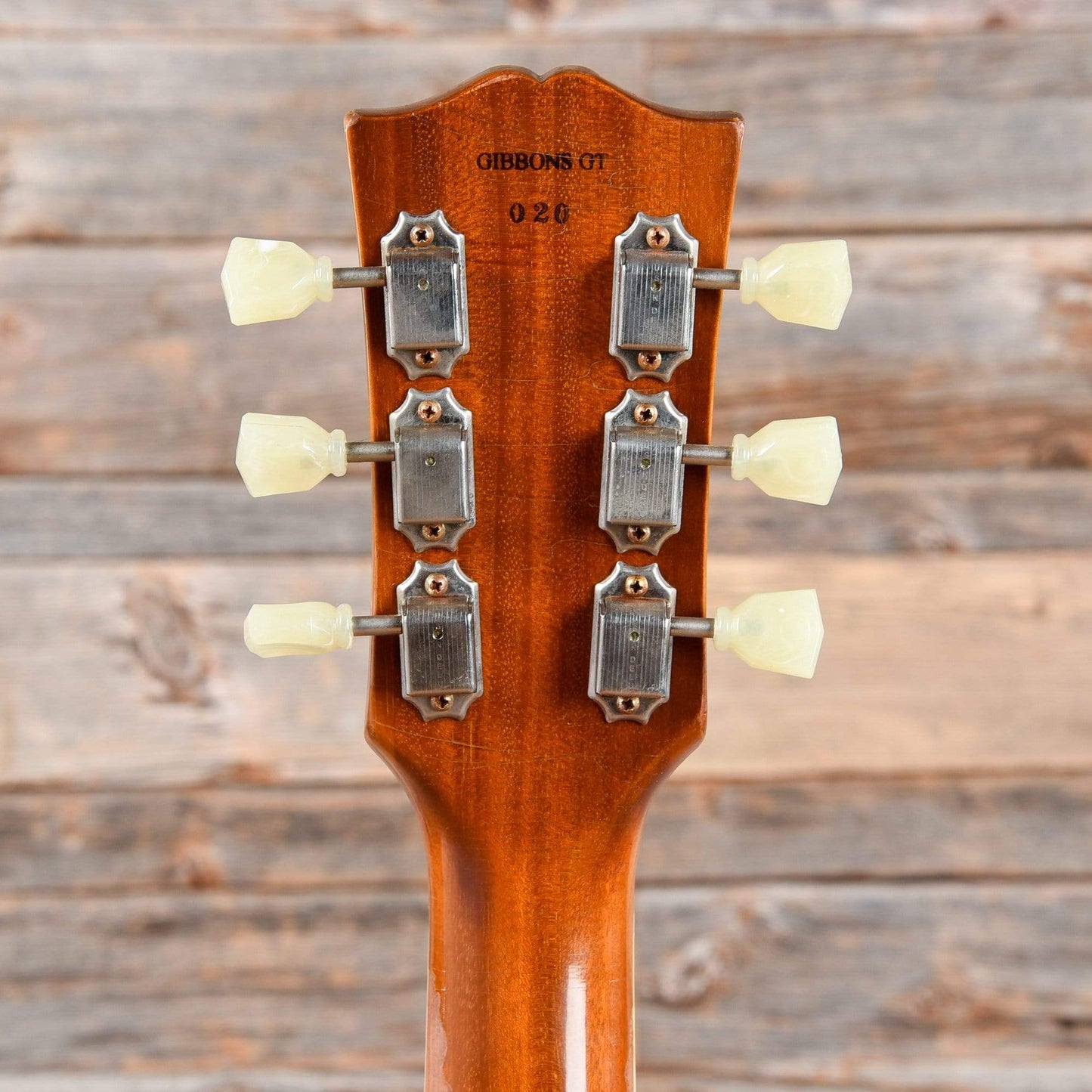 Gibson Custom Shop Billy Gibbons "Pinstripe" 1957 Les Paul Aged Goldtop 2014 Electric Guitars / Solid Body