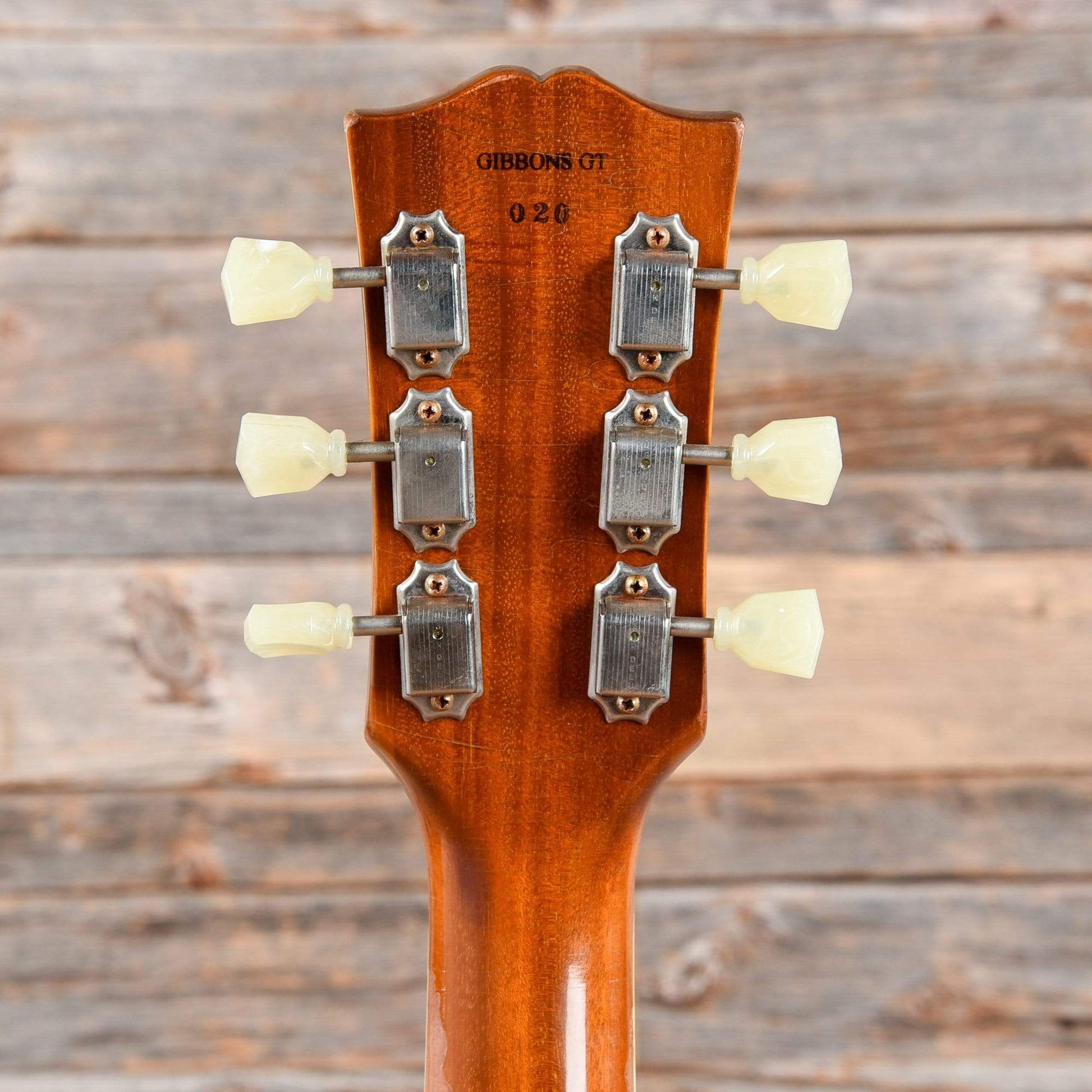 Gibson Custom Shop Billy Gibbons "Pinstripe" 1957 Les Paul Aged Goldtop 2014 Electric Guitars / Solid Body