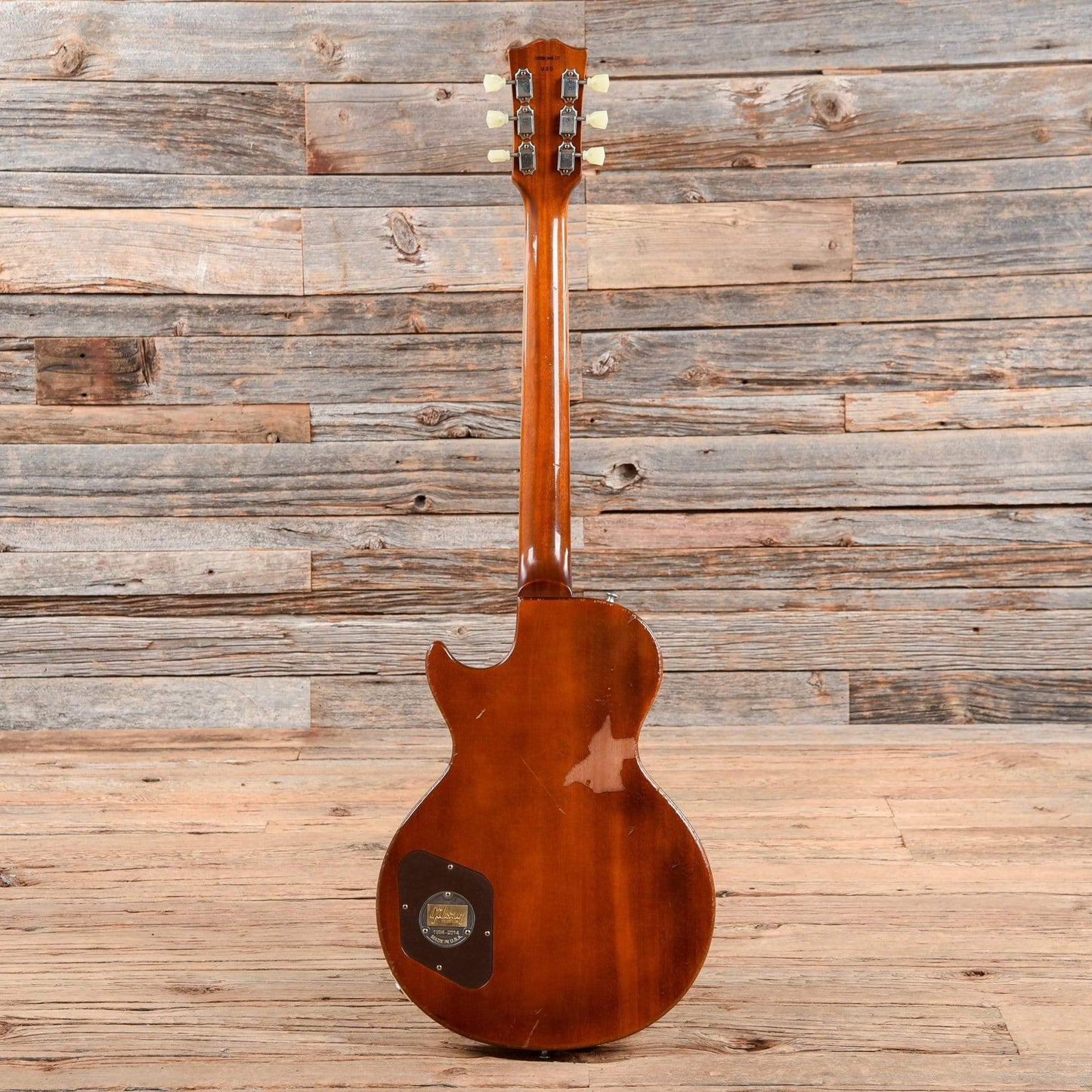 Gibson Custom Shop Billy Gibbons "Pinstripe" 1957 Les Paul Aged Goldtop 2014 Electric Guitars / Solid Body