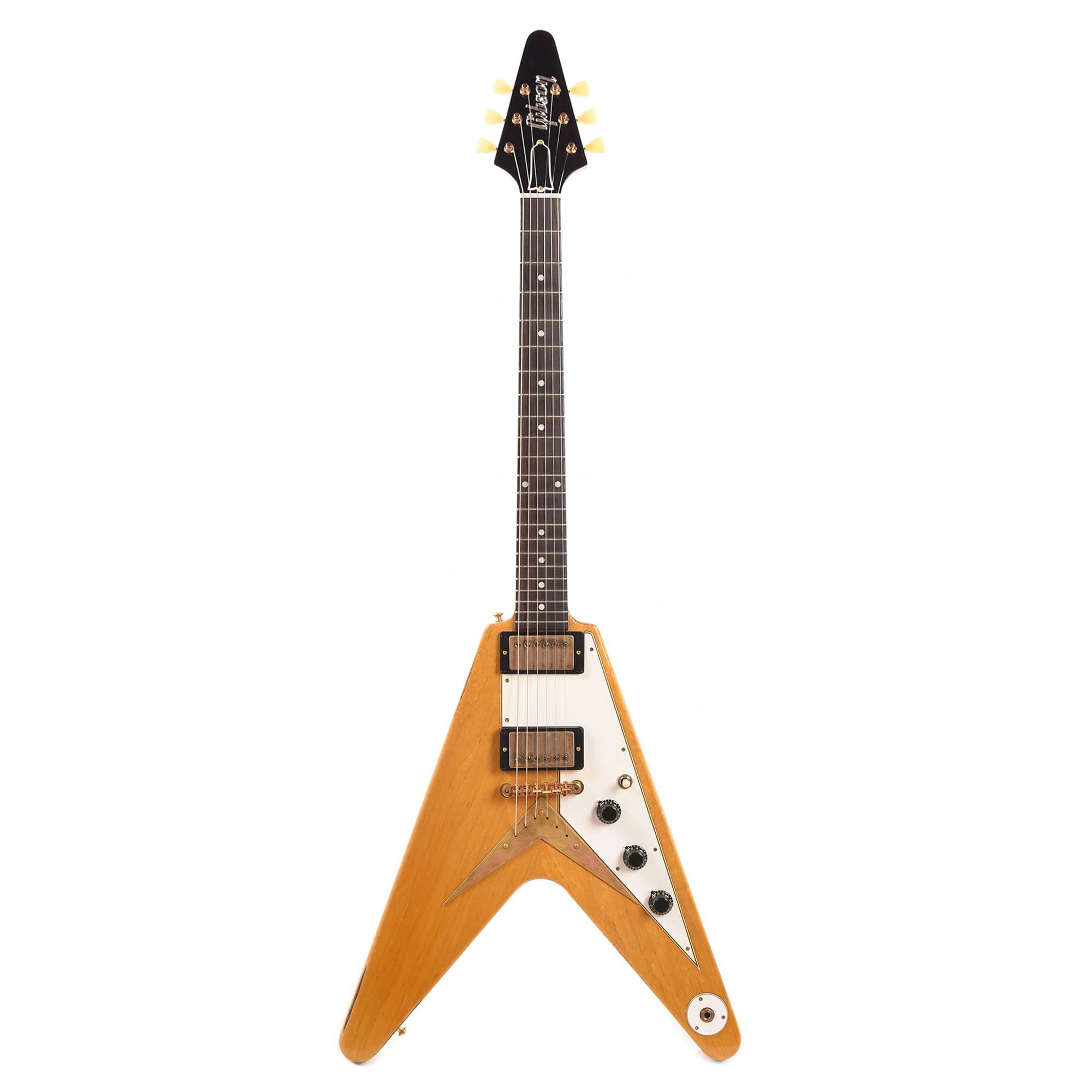 Gibson Custom Shop Collector's Edition 1958 Korina Flying V Murphy Lab Custom Aged Natural Electric Guitars / Solid Body