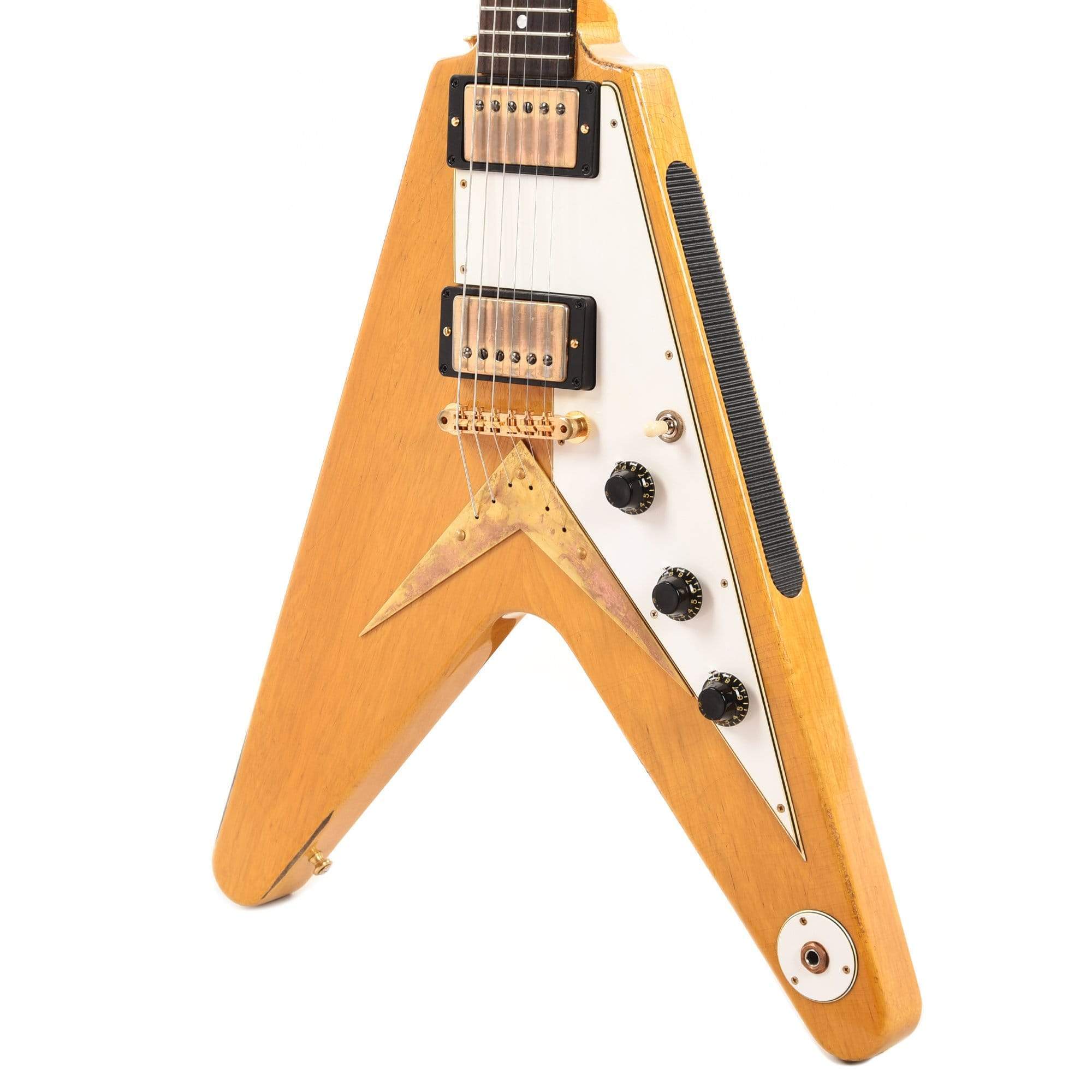 Gibson Custom Shop Collector's Edition 1958 Korina Flying V Murphy Lab Custom Aged Natural Electric Guitars / Solid Body
