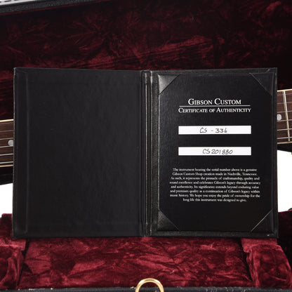 Gibson Custom Shop CS-336 Figured Top Faded Cherry Gloss Electric Guitars / Solid Body