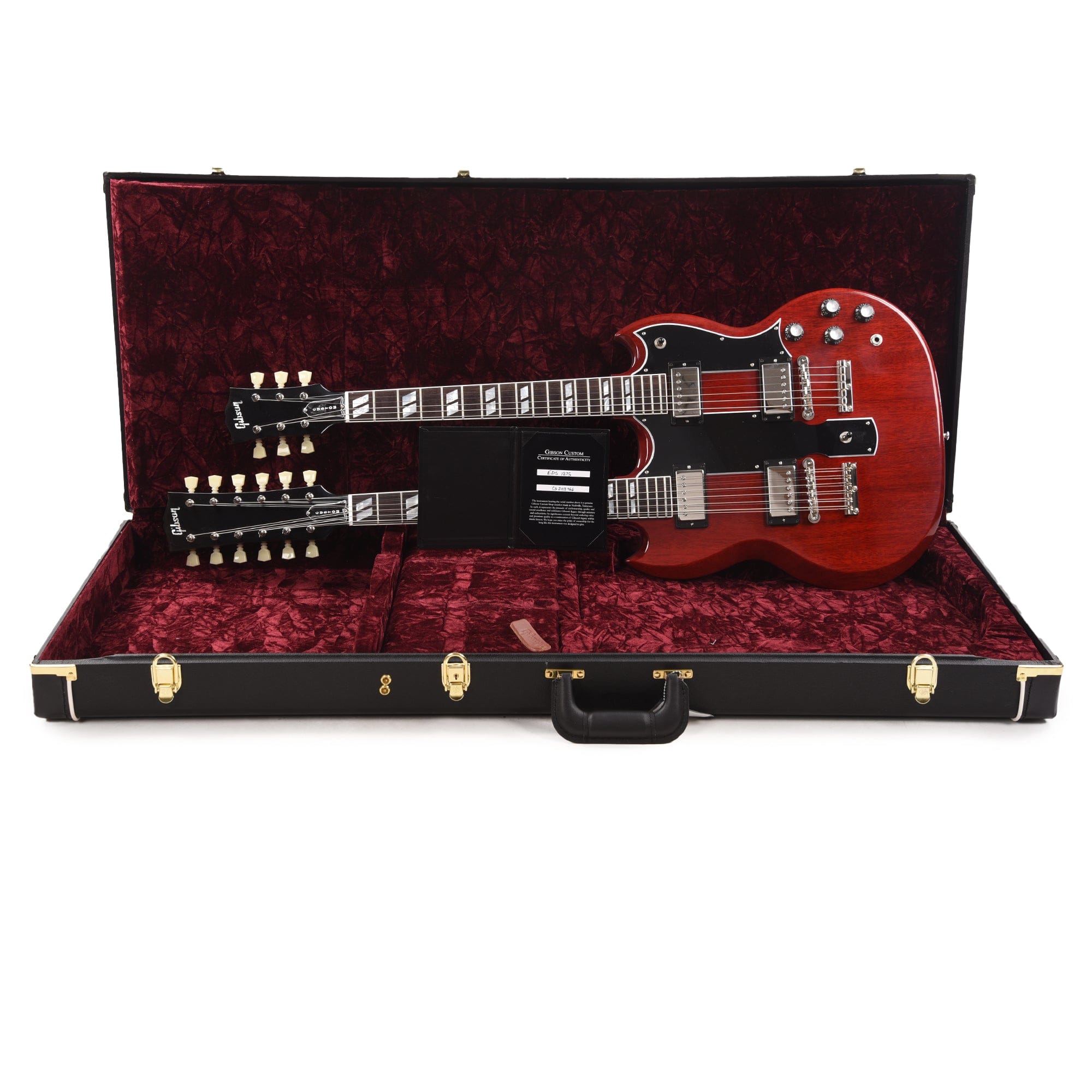 Gibson Custom Shop EDS-1275 Double Neck Cherry Red Electric Guitars / Solid Body
