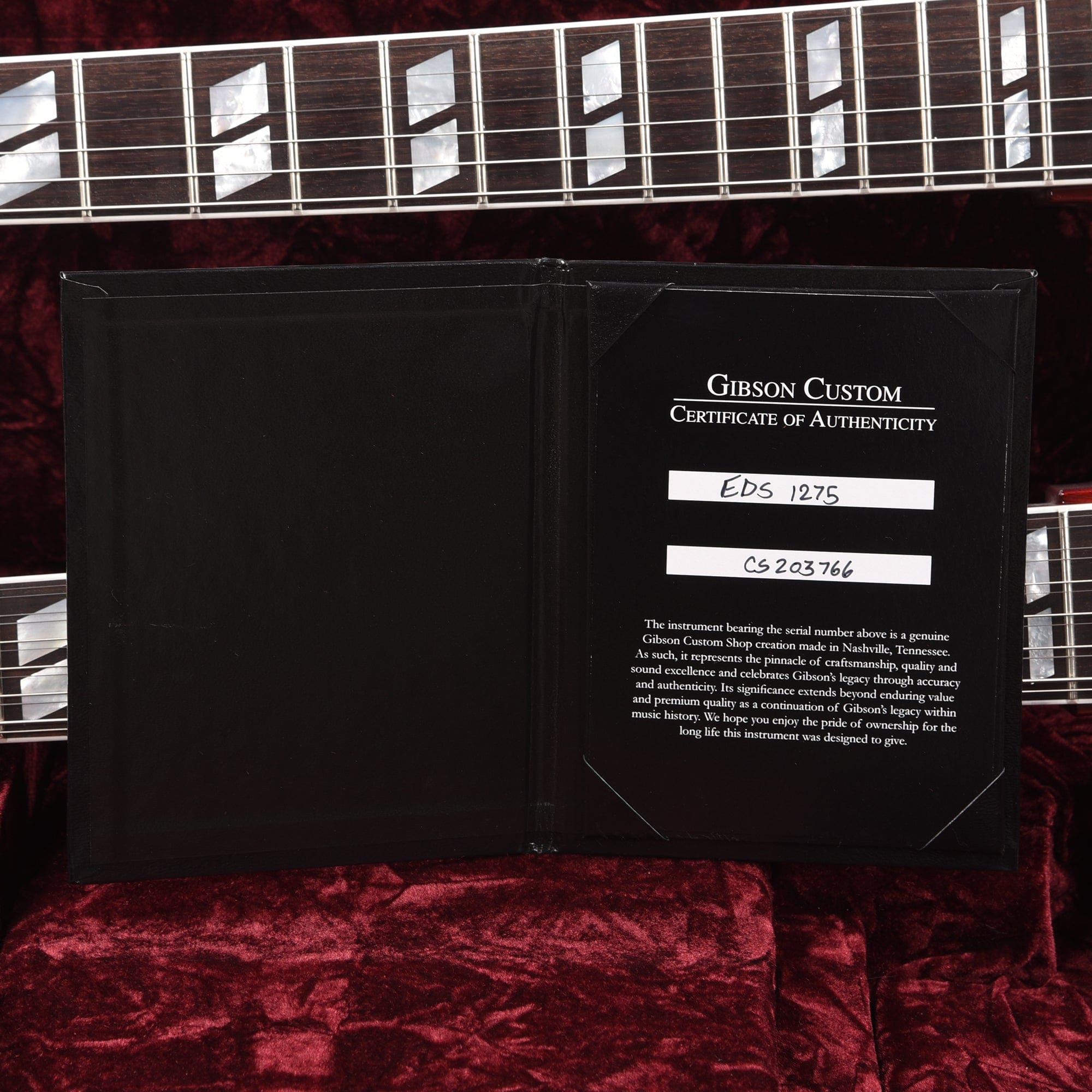 Gibson Custom Shop EDS-1275 Double Neck Cherry Red Electric Guitars / Solid Body