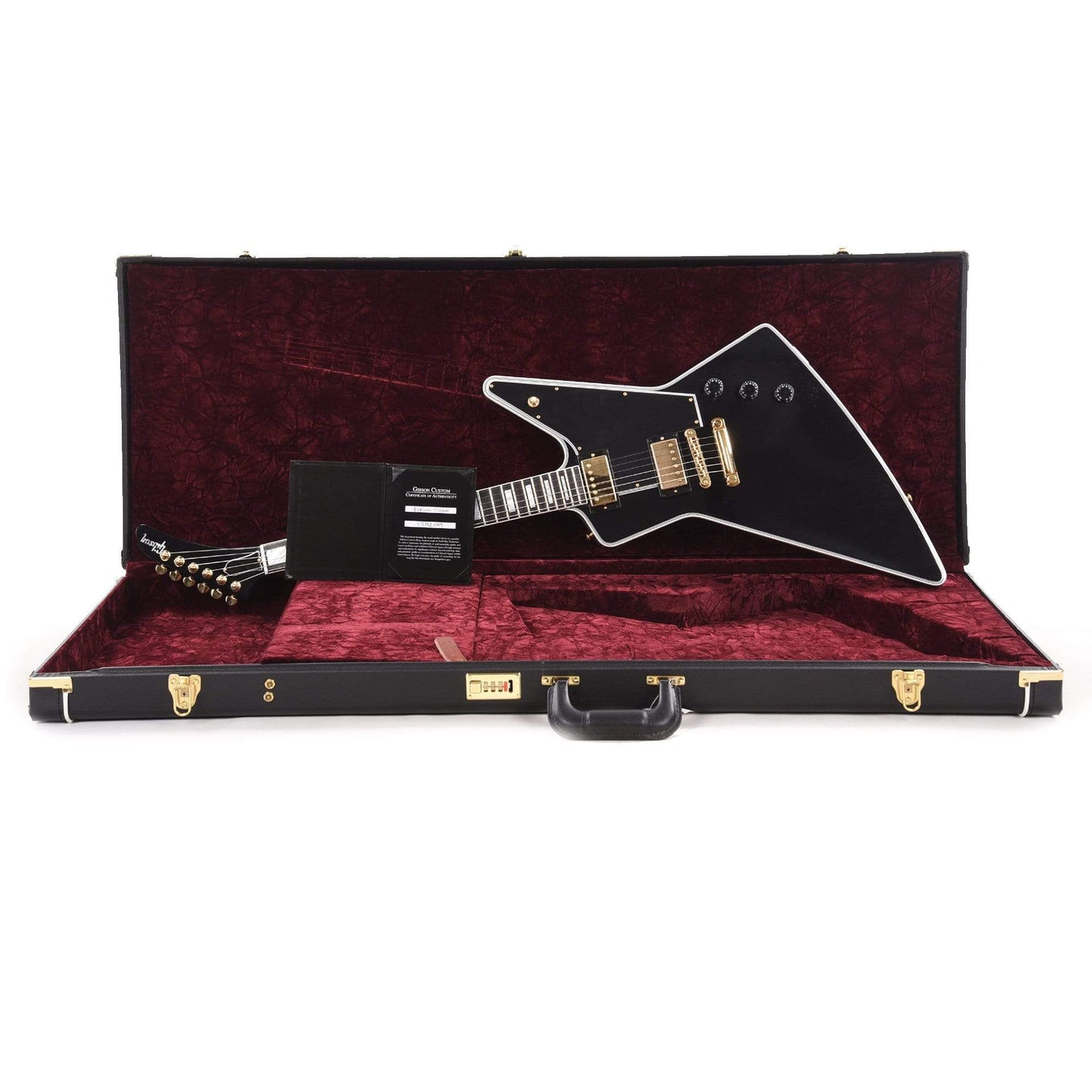 Gibson Custom Shop Explorer Custom Ebony Gloss w/Ebony Fingerboard Electric Guitars / Solid Body