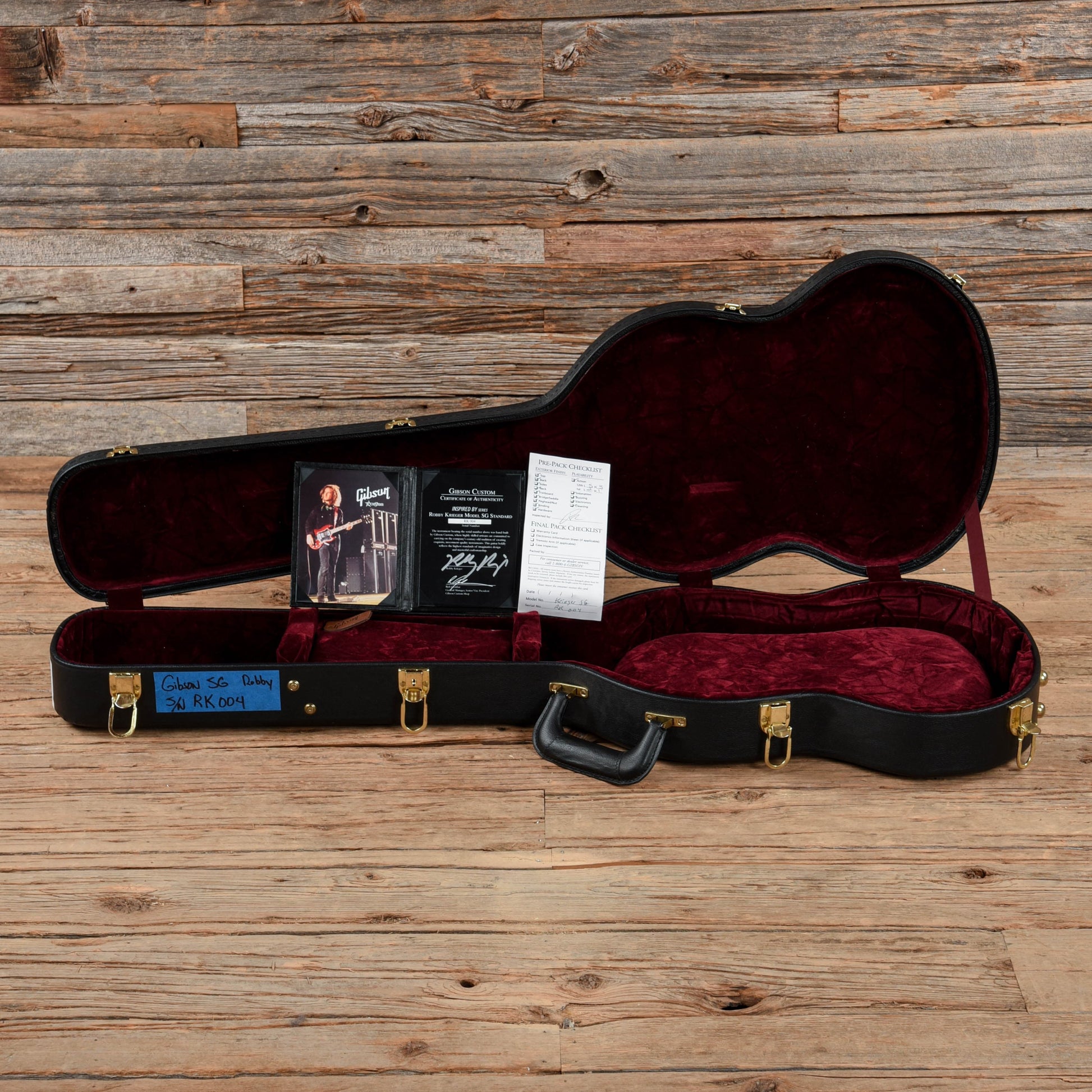 Gibson Custom Shop "Inspired By" Robby Krieger SG Standard VOS Cherry 2009 Electric Guitars / Solid Body