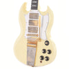 Gibson Custom Shop Jimi Hendrix 1967 SG Custom Aged Polaris White Electric Guitars / Solid Body