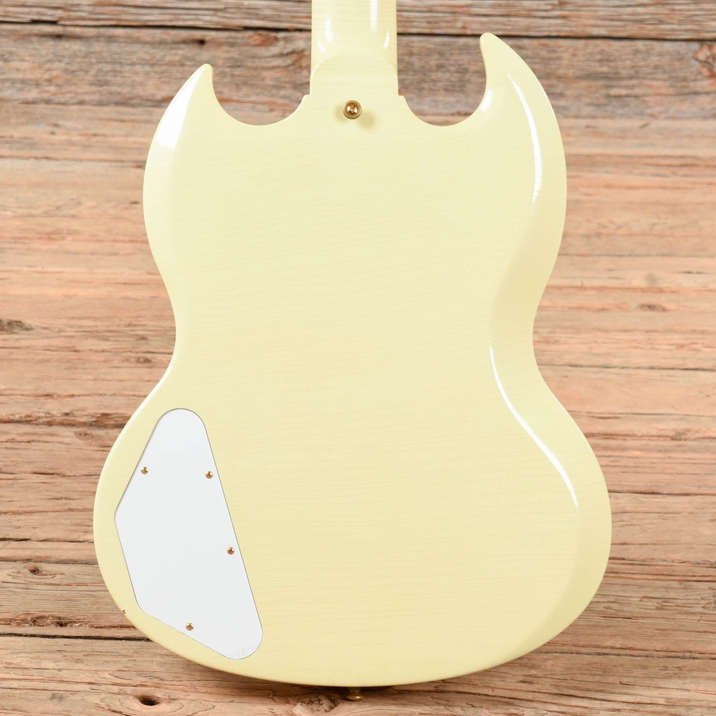 Gibson Custom Shop Jimi Hendrix Signature '67 SG Custom Reissue Aged Polaris White Electric Guitars / Solid Body