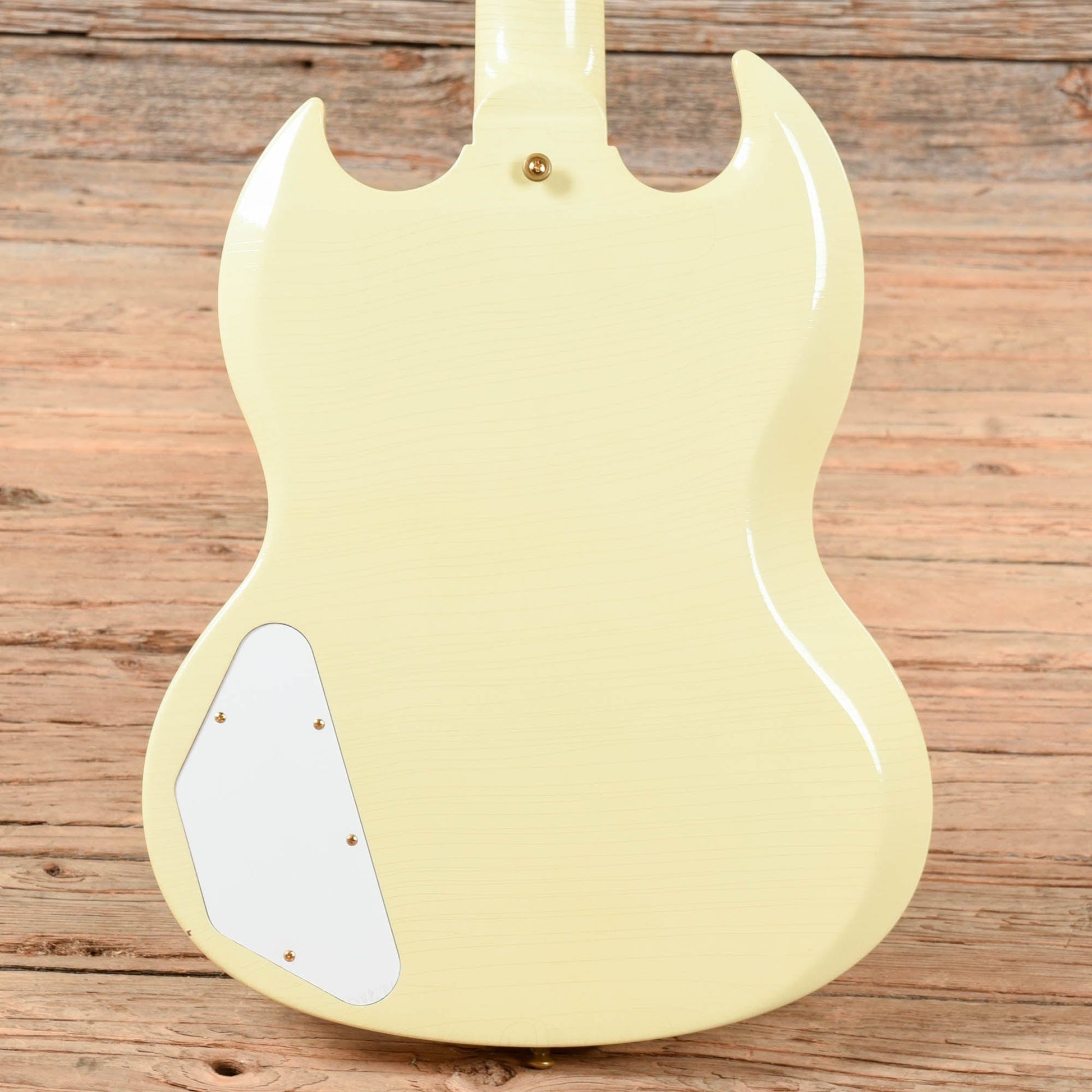 Gibson Custom Shop Jimi Hendrix Signature '67 SG Custom Reissue Aged Polaris White Electric Guitars / Solid Body