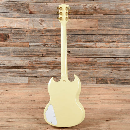 Gibson Custom Shop Jimi Hendrix Signature '67 SG Custom Reissue Aged Polaris White Electric Guitars / Solid Body