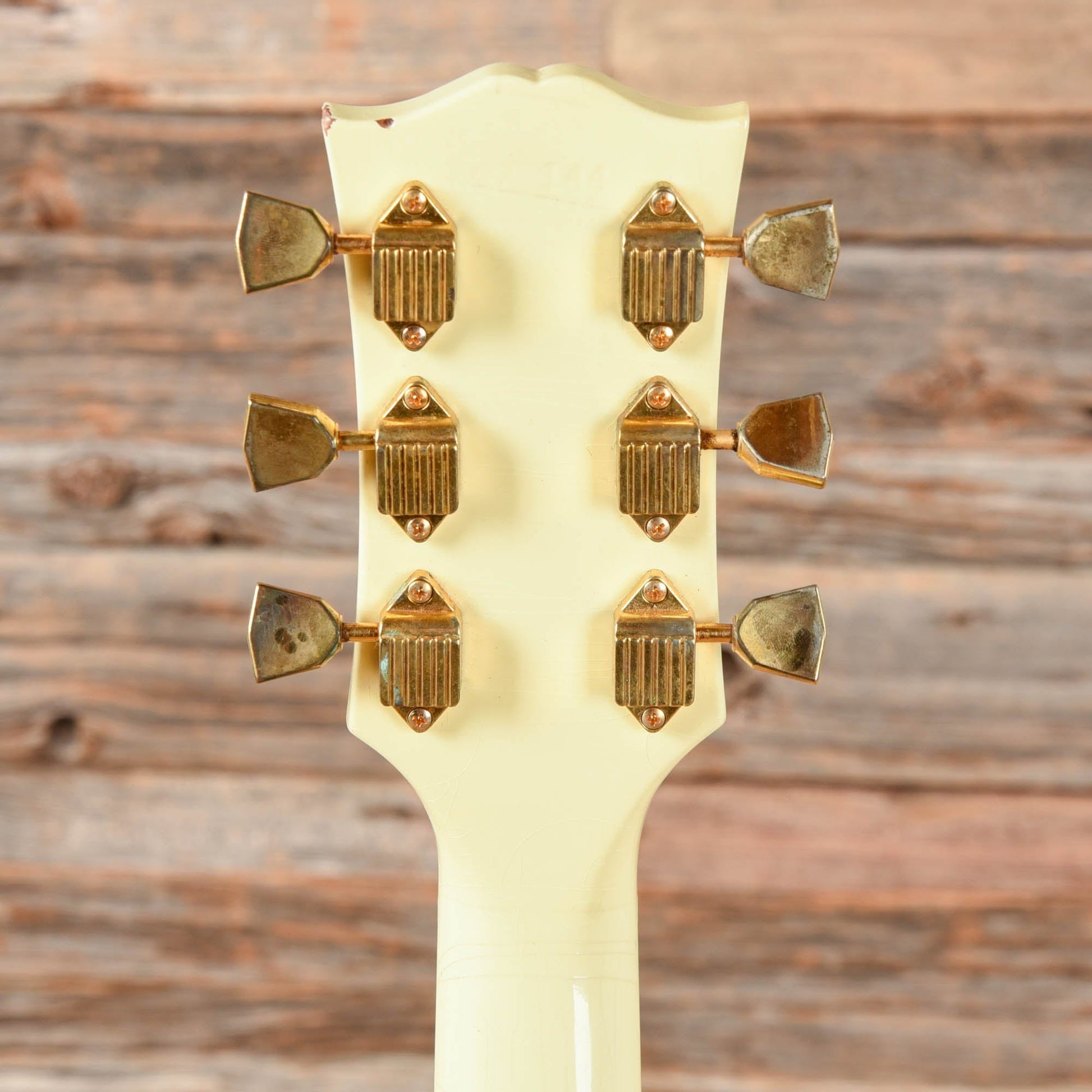 Gibson Custom Shop Jimi Hendrix Signature '67 SG Custom Reissue Aged Polaris White Electric Guitars / Solid Body