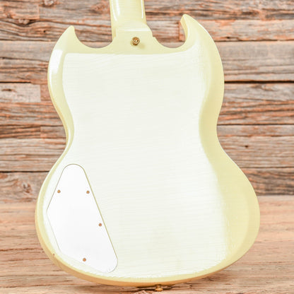 Gibson Custom Shop Jimi Hendrix Signature '67 SG Custom Reissue Aged Polaris White Electric Guitars / Solid Body