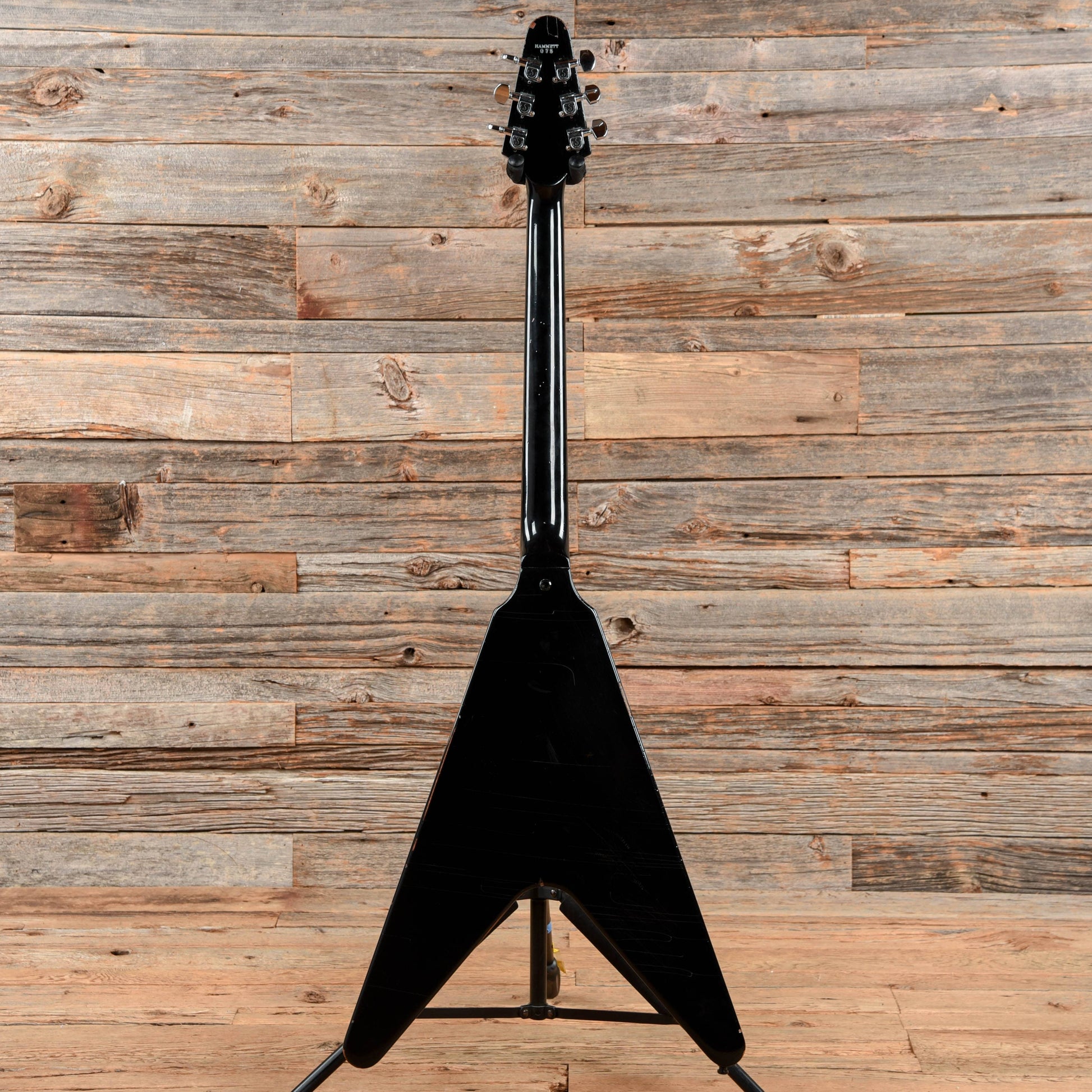 Gibson Custom Shop Kirk Hammett Flying V Aged Ebony 2012 Electric Guitars / Solid Body