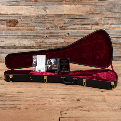 Gibson Custom Shop Kirk Hammett Flying V Aged Ebony 2012 Electric Guitars / Solid Body