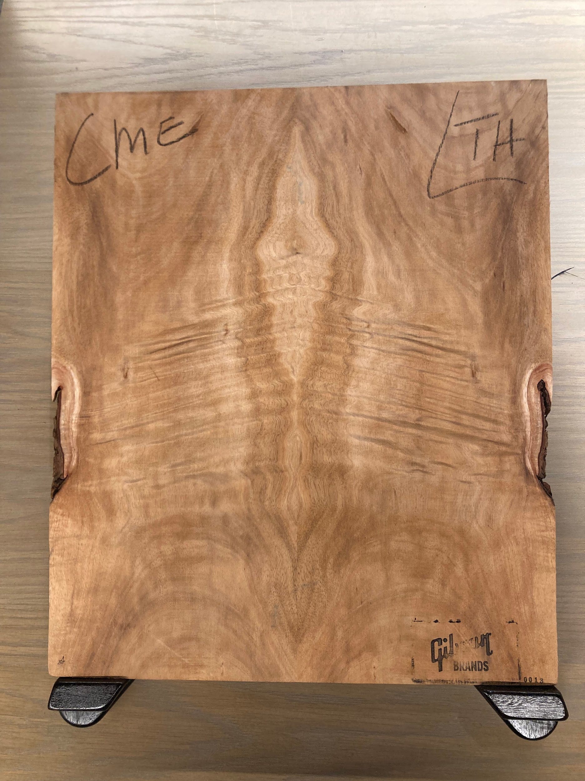 Gibson Custom Shop Les Paul Custom Axcess Koa Natural Gloss w/Gold Hardware Electric Guitars / Solid Body