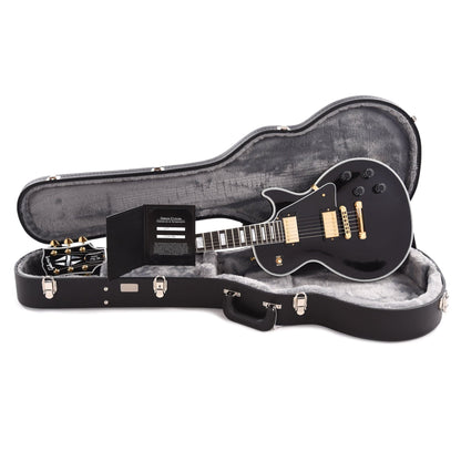 Gibson Custom Shop Les Paul Custom Ebony Gloss Electric Guitars / Solid Body