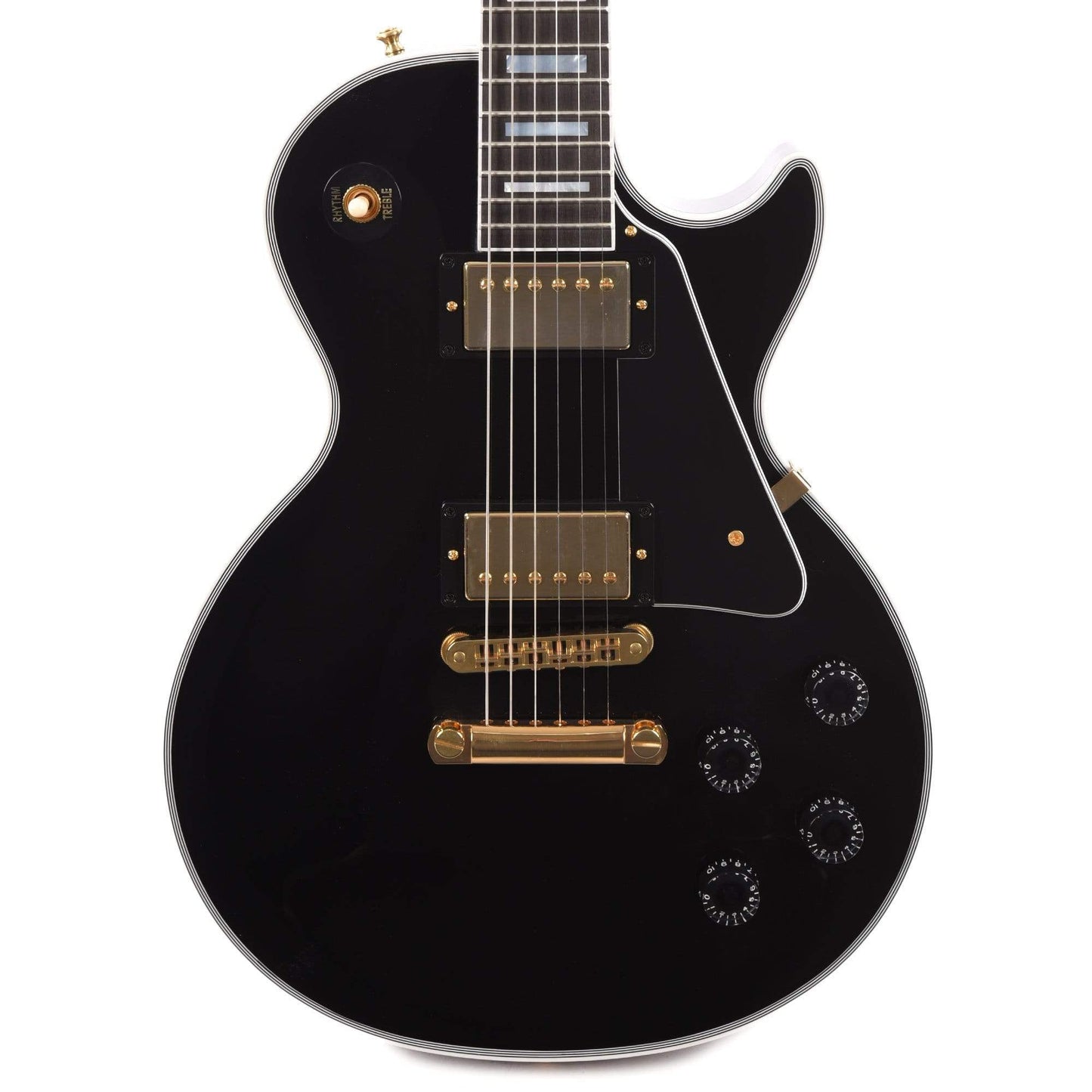 Gibson Custom Shop Les Paul Custom Ebony Gloss Electric Guitars / Solid Body