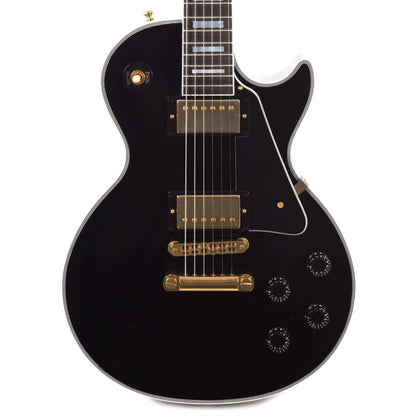 Gibson Custom Shop Les Paul Custom Ebony Gloss Electric Guitars / Solid Body