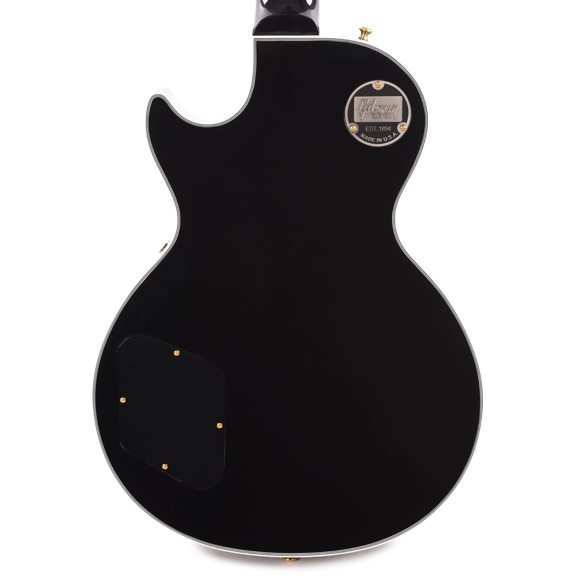 Gibson Custom Shop Les Paul Custom Ebony Gloss Electric Guitars / Solid Body