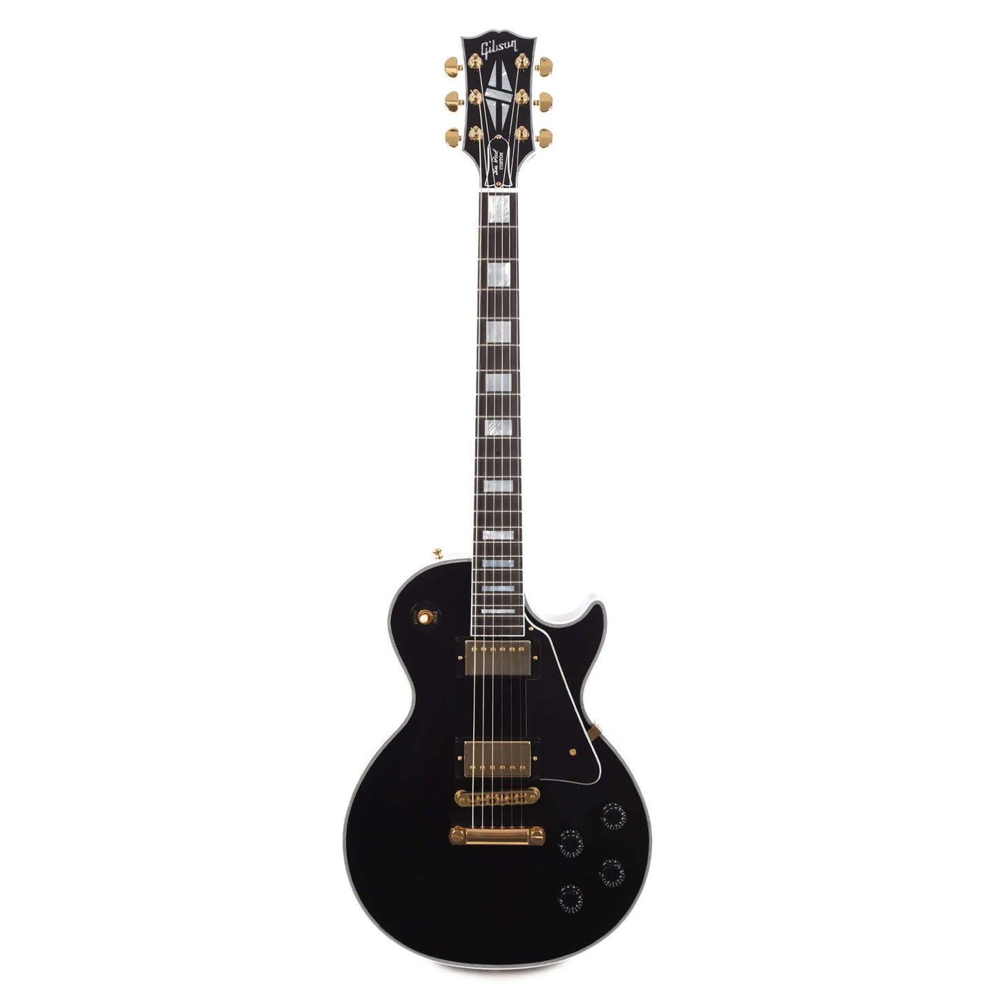 Gibson Custom Shop Les Paul Custom Ebony Gloss Electric Guitars / Solid Body