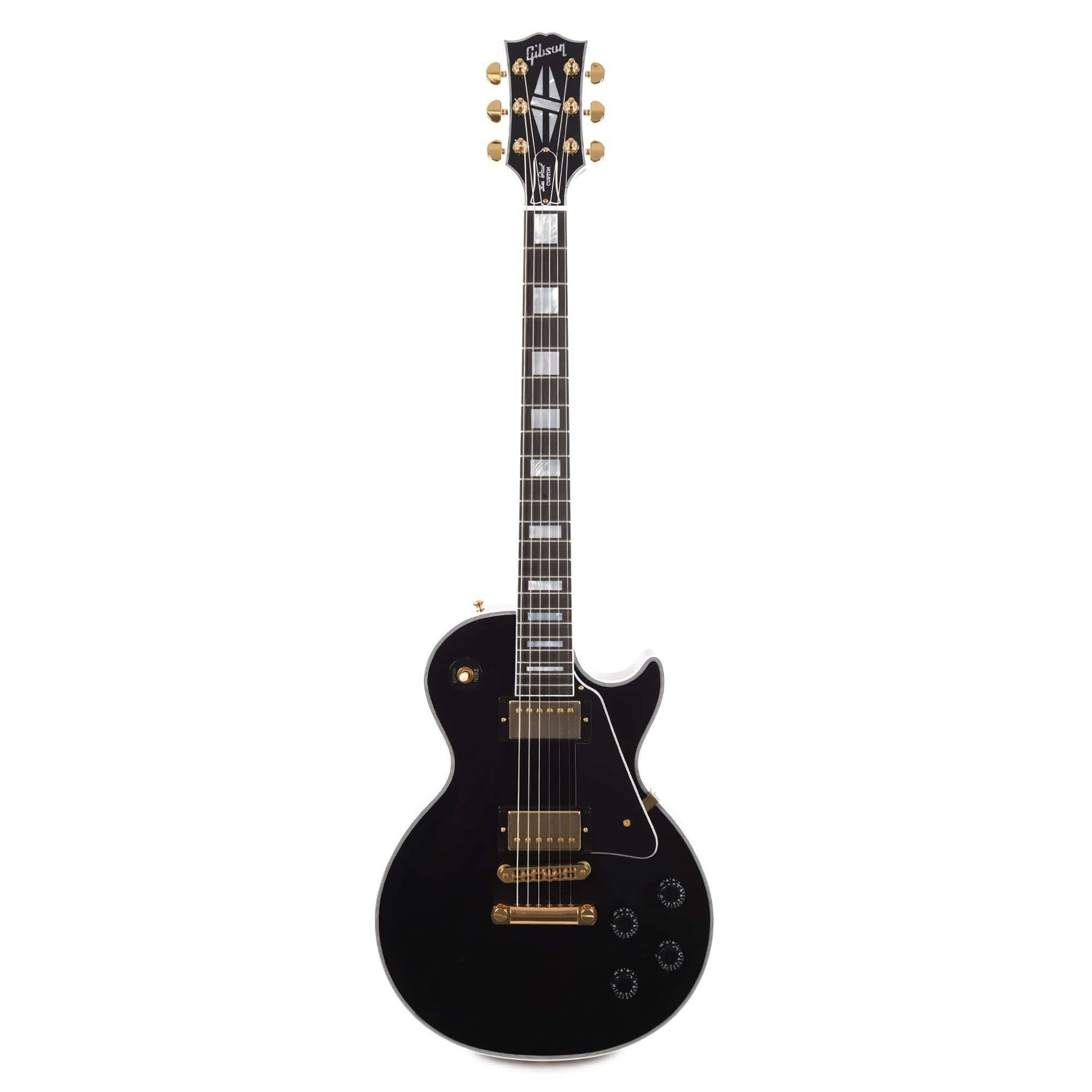 Gibson Custom Shop Les Paul Custom Ebony Gloss Electric Guitars / Solid Body