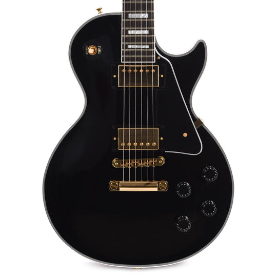 Gibson Custom Shop Les Paul Custom Ebony Gloss Electric Guitars / Solid Body