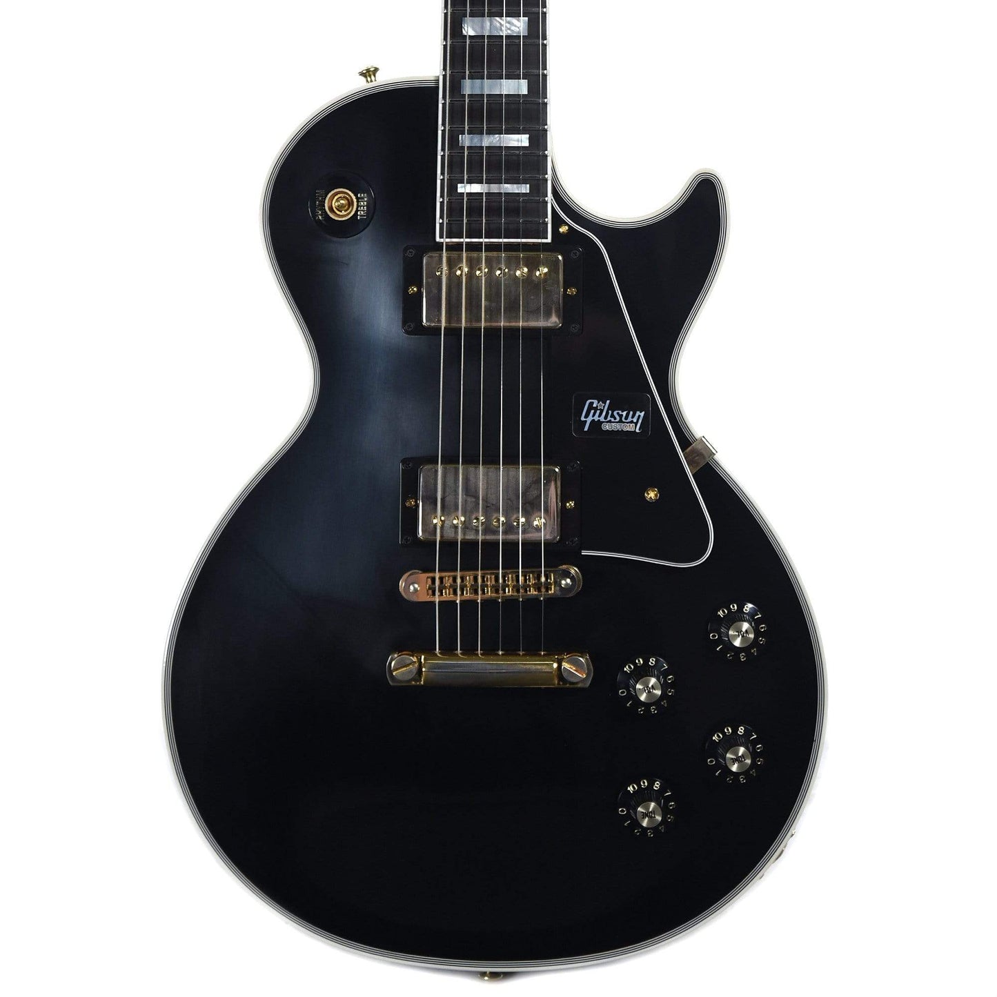 Gibson Custom Shop Les Paul Custom Ebony VOS GH w/Ebony Fingerboard Electric Guitars / Solid Body