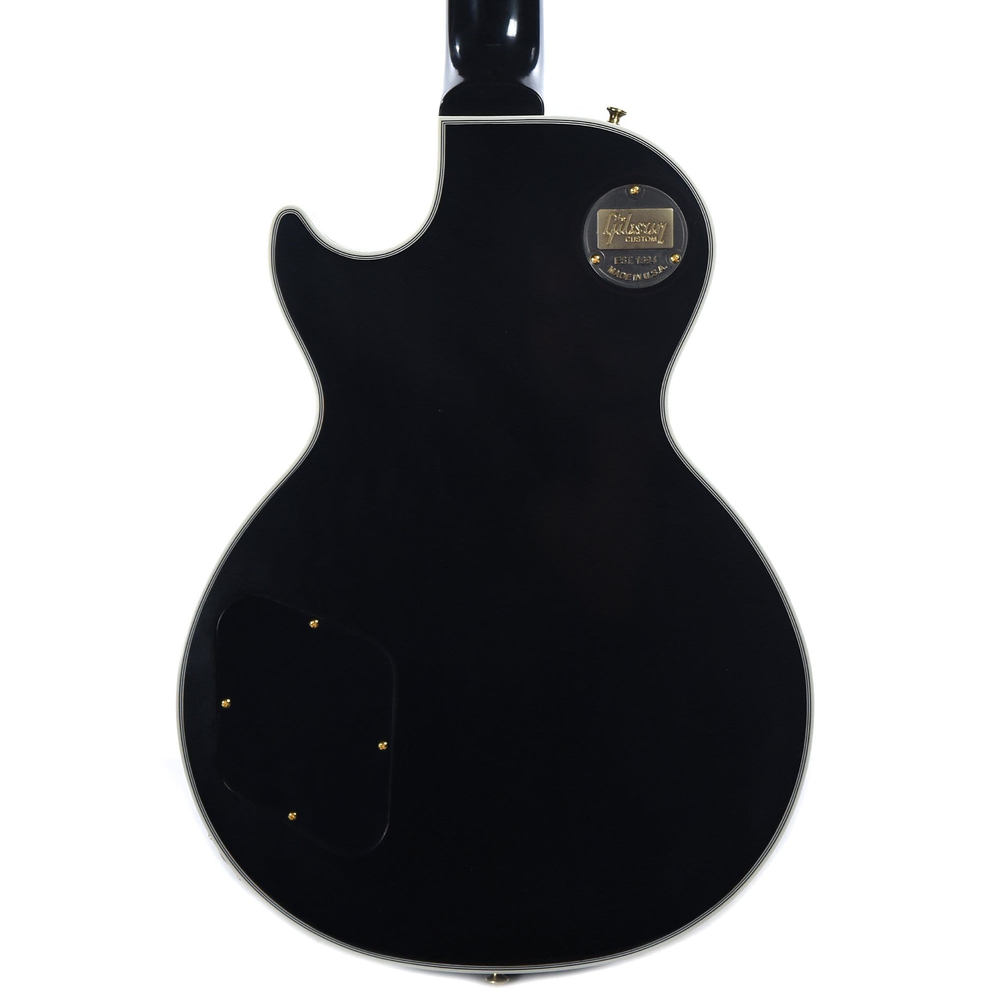 Gibson Custom Shop Les Paul Custom Ebony VOS GH w/Ebony Fingerboard Electric Guitars / Solid Body