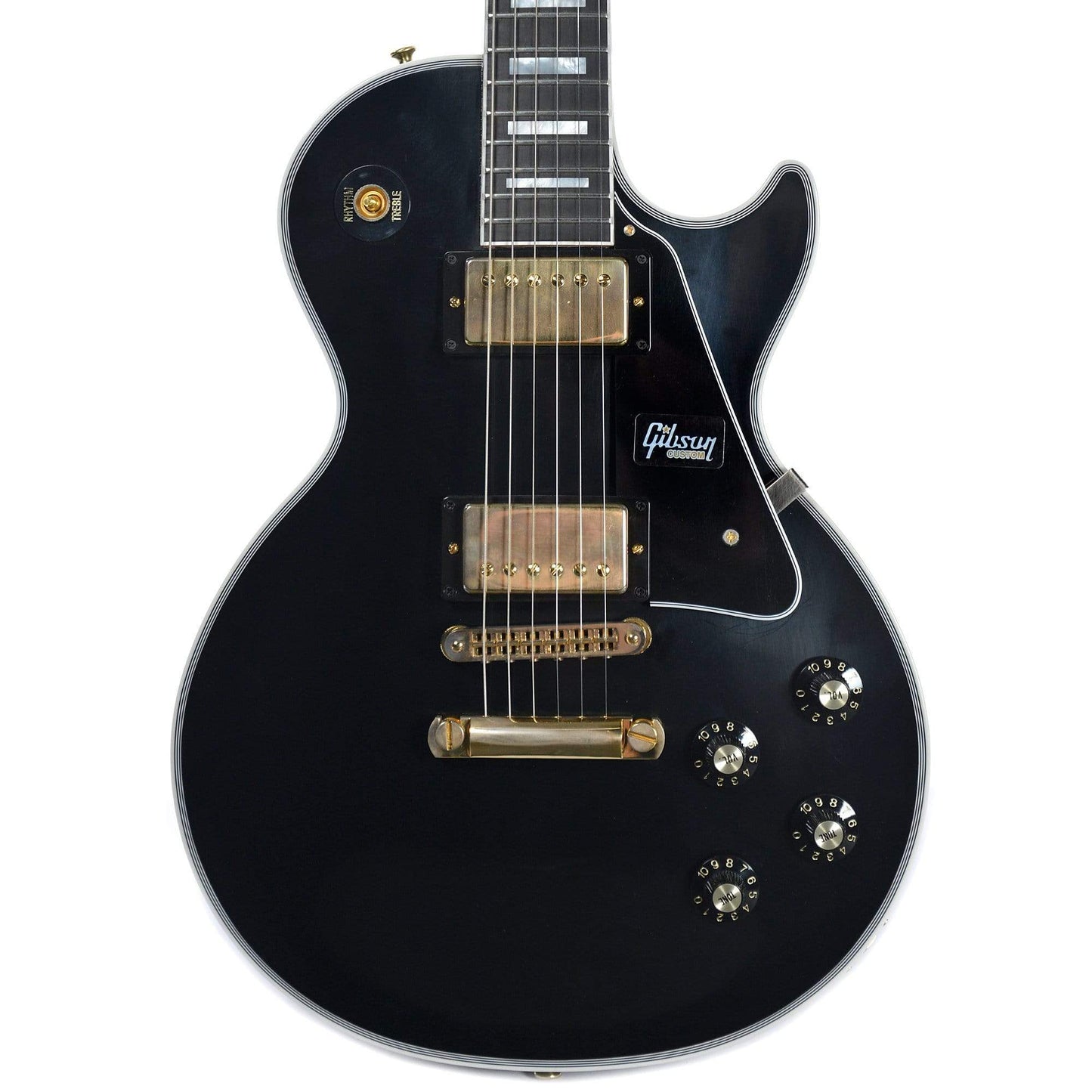 Gibson Custom Shop Les Paul Custom Ebony VOS w/Ebony Fingerboard Electric Guitars / Solid Body