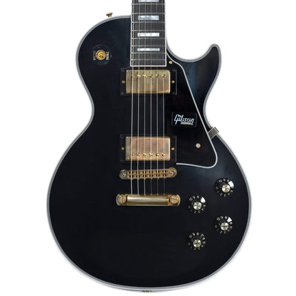 Gibson Custom Shop Les Paul Custom Ebony VOS w/Ebony Fingerboard Electric Guitars / Solid Body