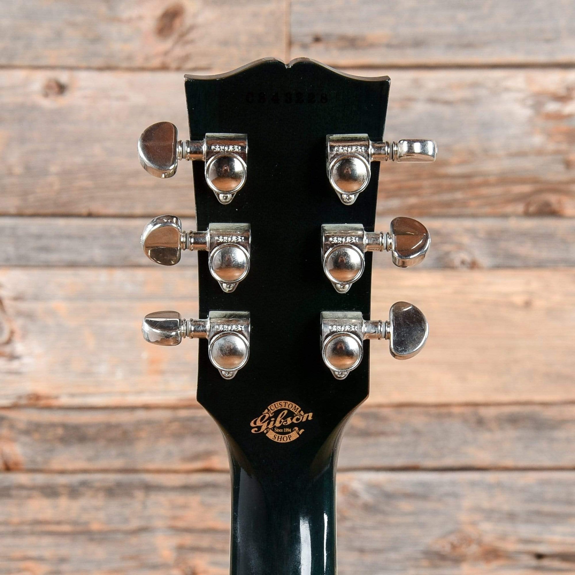 Gibson Custom Shop Les Paul Elegant Peacock Green 2004 Electric Guitars / Solid Body