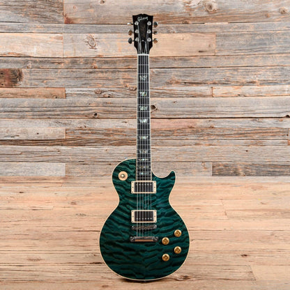Gibson Custom Shop Les Paul Elegant Peacock Green 2004 Electric Guitars / Solid Body