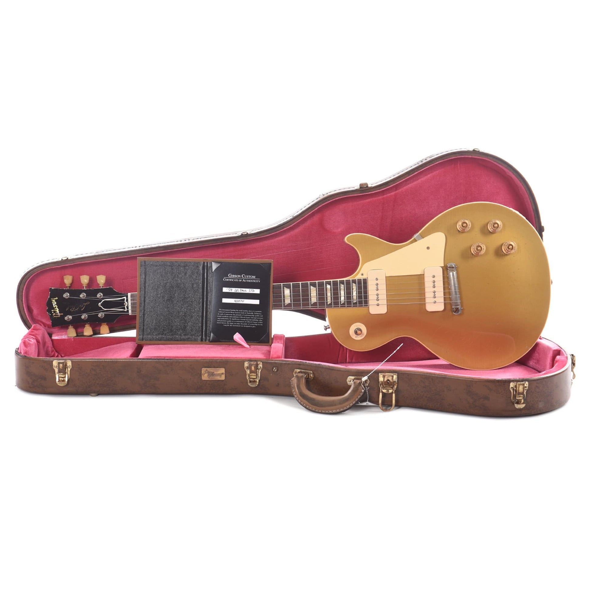 Gibson Custom Shop Murphy Lab 1954 Les Paul Goldtop Reissue Double Gold Heavy Aged Electric Guitars / Solid Body