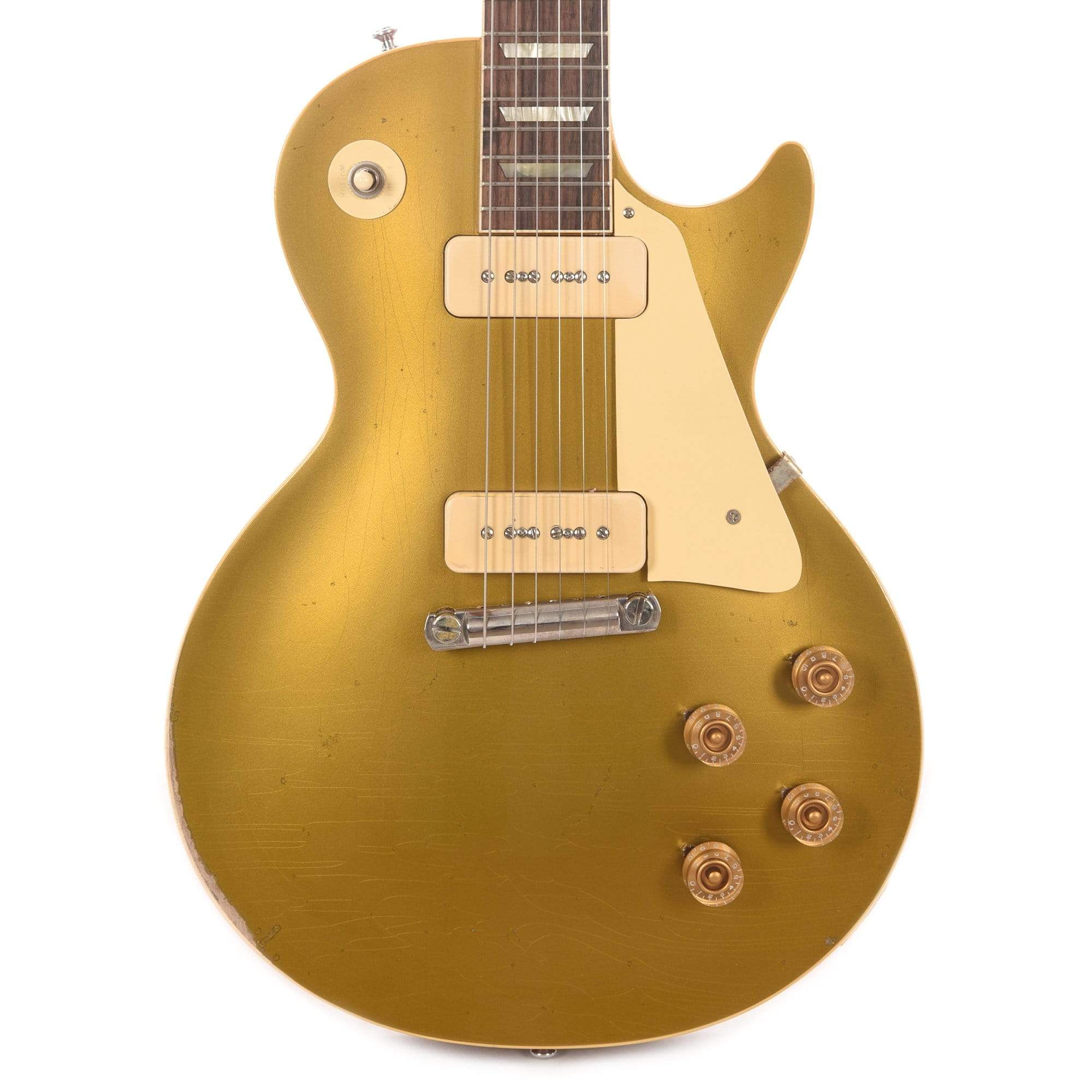 Gibson Custom Shop Murphy Lab 1954 Les Paul Goldtop Reissue Double Gold Heavy Aged Electric Guitars / Solid Body