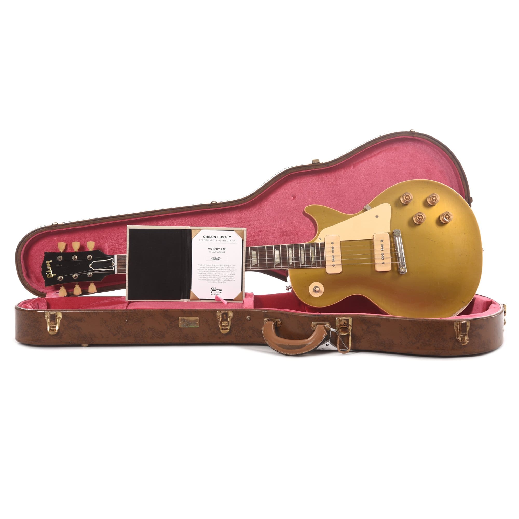 Gibson Custom Shop Murphy Lab 1954 Les Paul Goldtop Reissue Double Gold Heavy Aged Electric Guitars / Solid Body