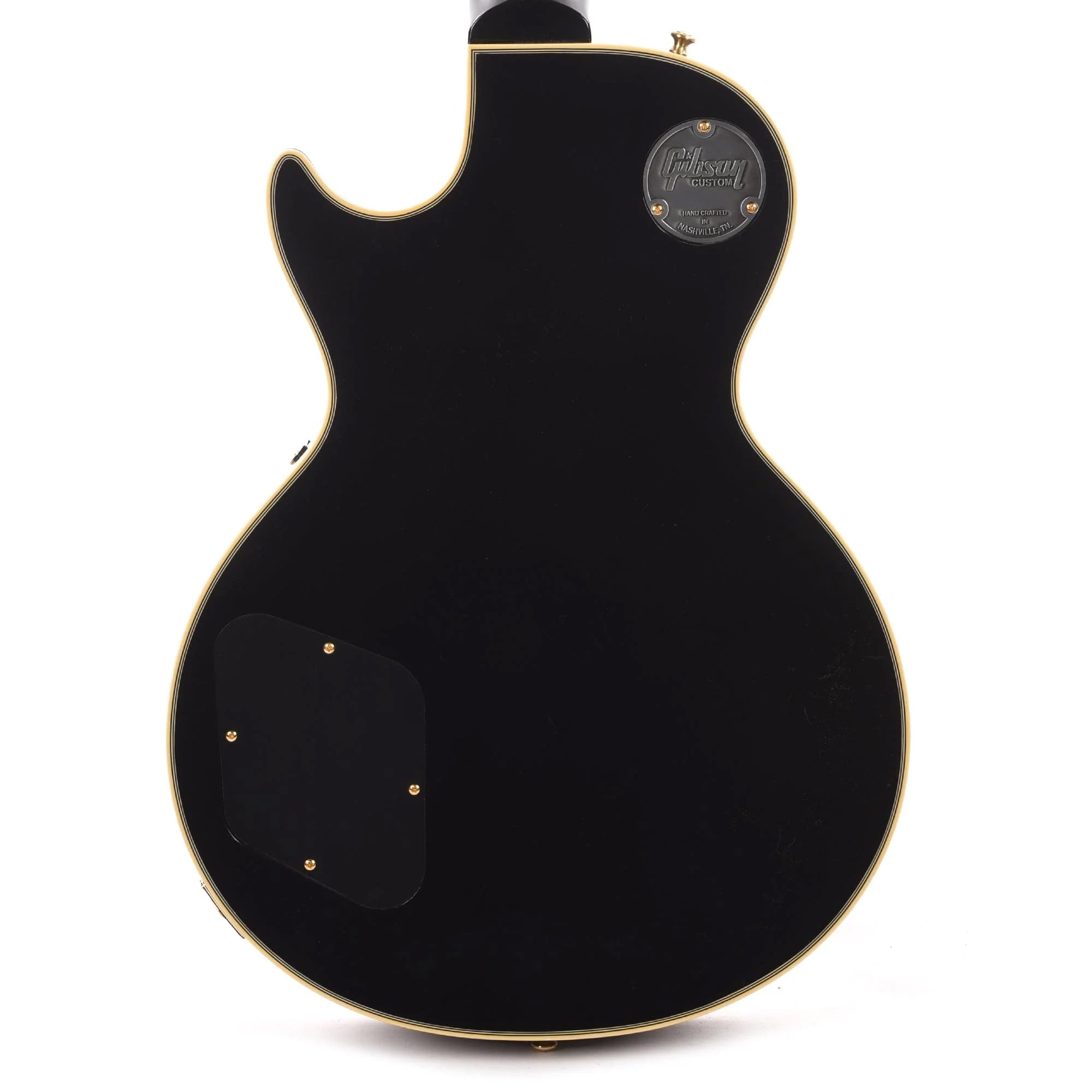 Gibson Custom Shop Murphy Lab 1957 Les Paul Custom Reissue 2-Pickup Ebony Ultra Light Aged Electric Guitars / Solid Body