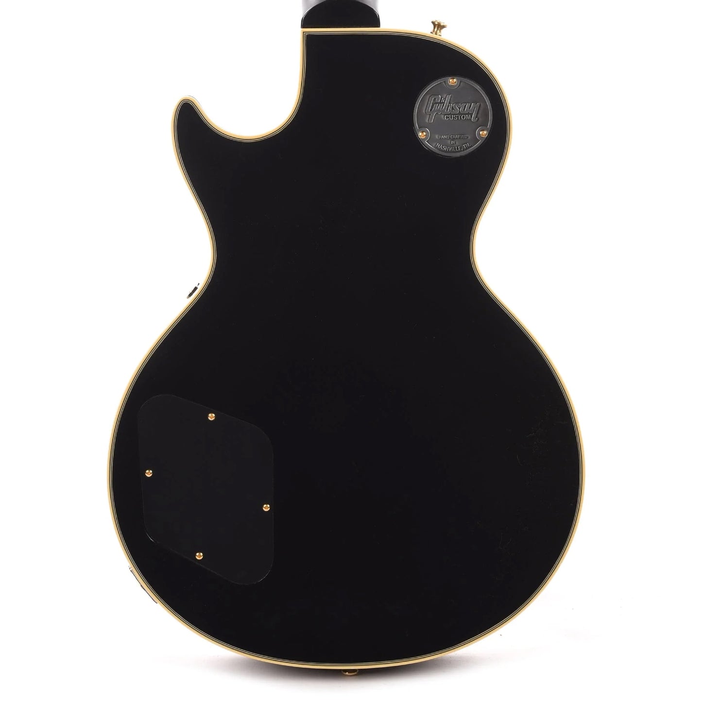 Gibson Custom Shop Murphy Lab 1957 Les Paul Custom Reissue 2-Pickup Ebony Ultra Light Aged Electric Guitars / Solid Body