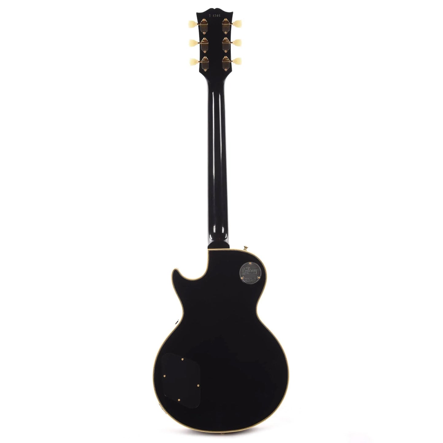 Gibson Custom Shop Murphy Lab 1957 Les Paul Custom Reissue 2-Pickup Ebony Ultra Light Aged Electric Guitars / Solid Body