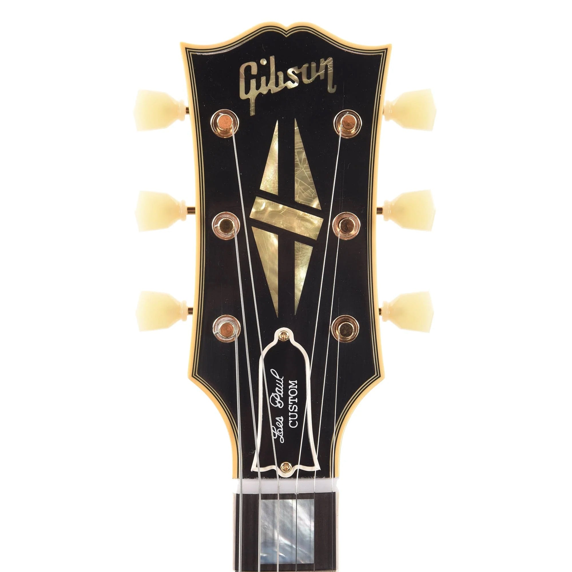 Gibson Custom Shop Murphy Lab 1957 Les Paul Custom Reissue 2-Pickup Ebony Ultra Light Aged Electric Guitars / Solid Body
