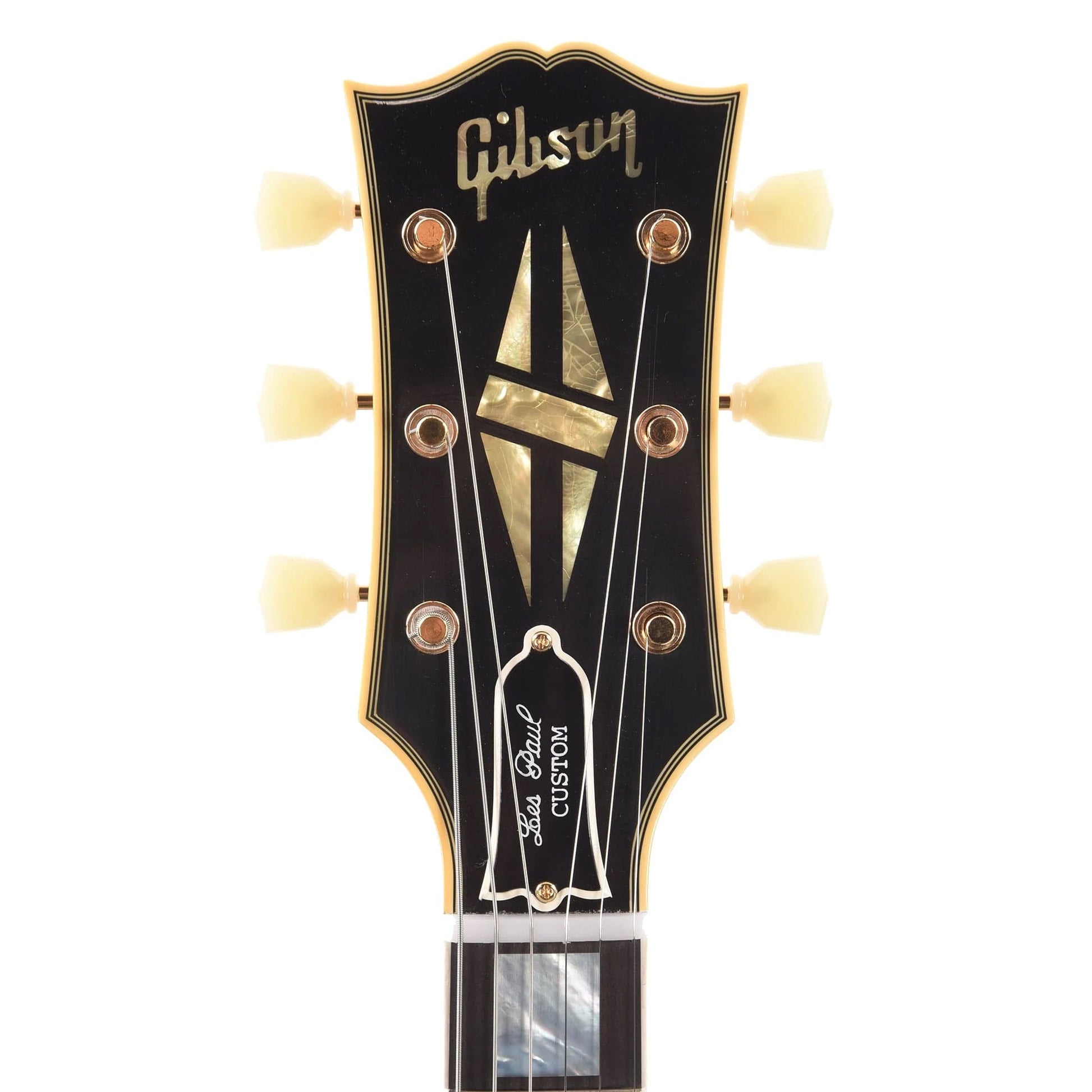 Gibson Custom Shop Murphy Lab 1957 Les Paul Custom Reissue 2-Pickup Ebony Ultra Light Aged Electric Guitars / Solid Body