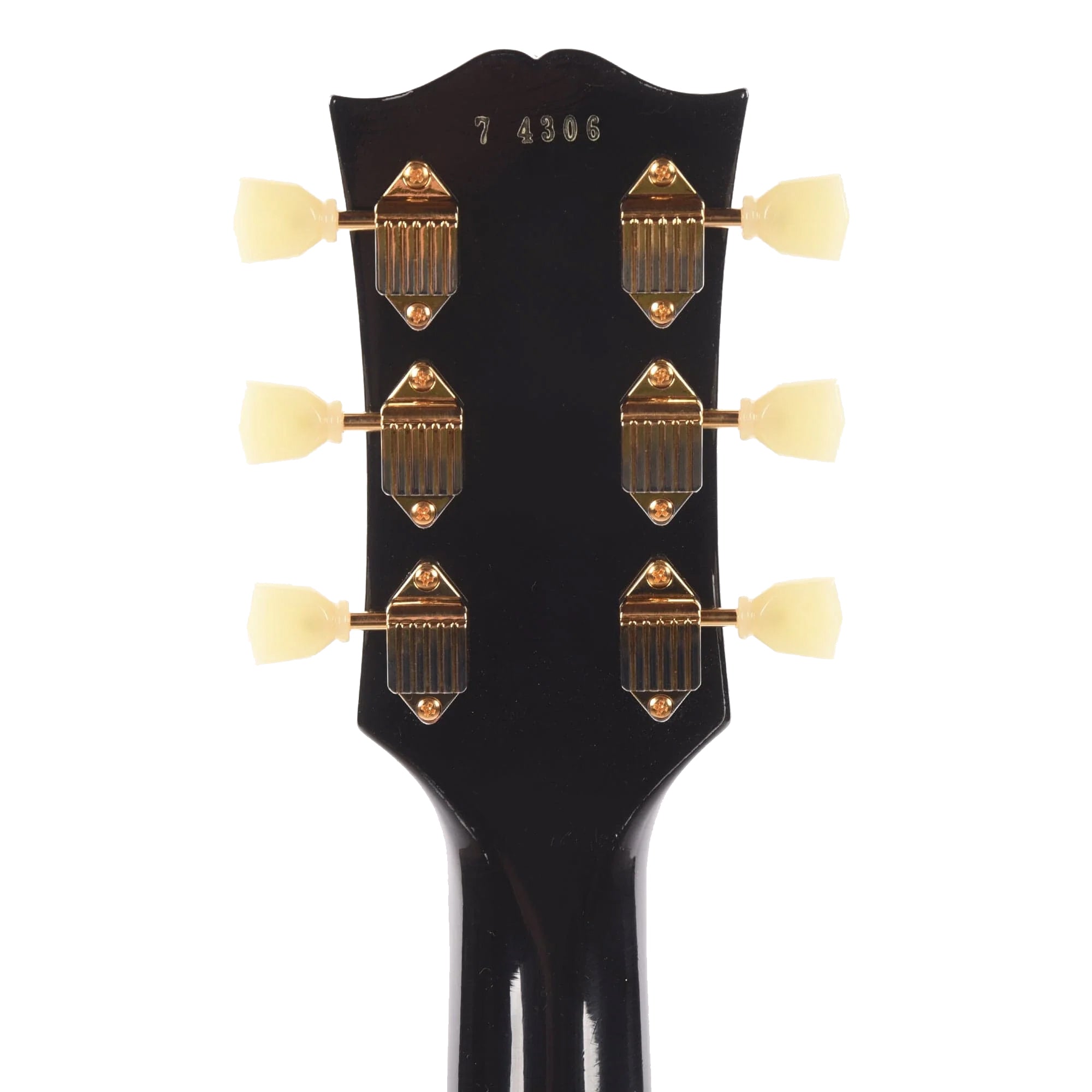 Gibson Custom Shop Murphy Lab 1957 Les Paul Custom Reissue 2-Pickup Ebony Ultra Light Aged Electric Guitars / Solid Body