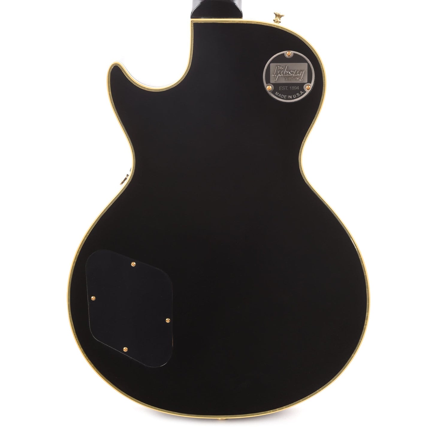 Gibson Custom Shop Murphy Lab 1957 Les Paul Custom Reissue 2-Pickup Ebony Ultra Light Aged Electric Guitars / Solid Body
