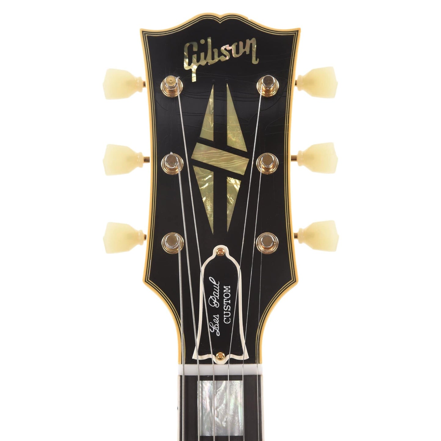 Gibson Custom Shop Murphy Lab 1957 Les Paul Custom Reissue 2-Pickup Ebony Ultra Light Aged Electric Guitars / Solid Body