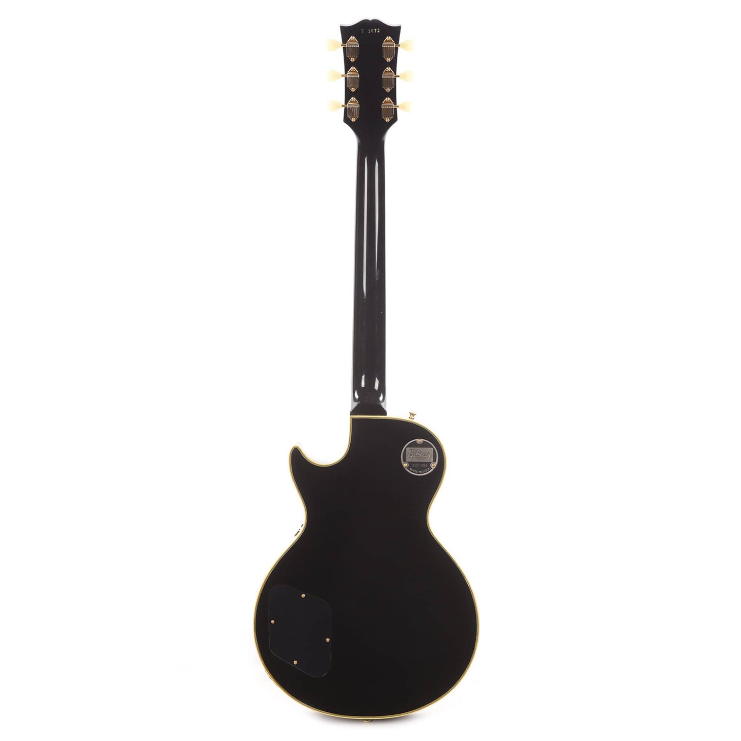 Gibson Custom Shop Murphy Lab 1957 Les Paul Custom Reissue 2-Pickup Ebony Ultra Light Aged Electric Guitars / Solid Body