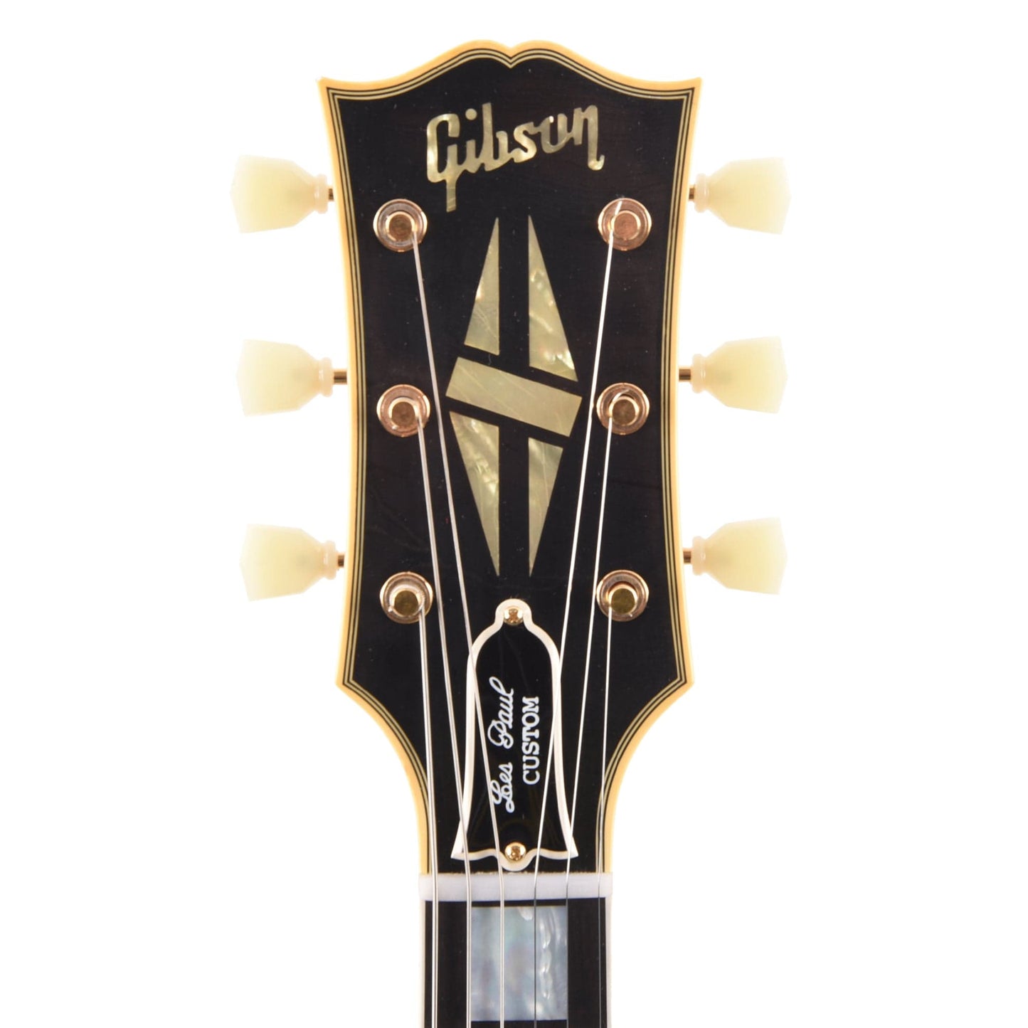 Gibson Custom Shop Murphy Lab 1957 Les Paul Custom Reissue 2-Pickup Ebony Ultra Light Aged Electric Guitars / Solid Body